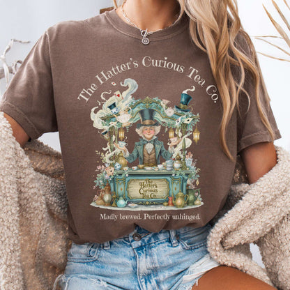 T-Shirt Espresso / S The Hatters Curious Tea Co T-Shirt The Mystic Eden