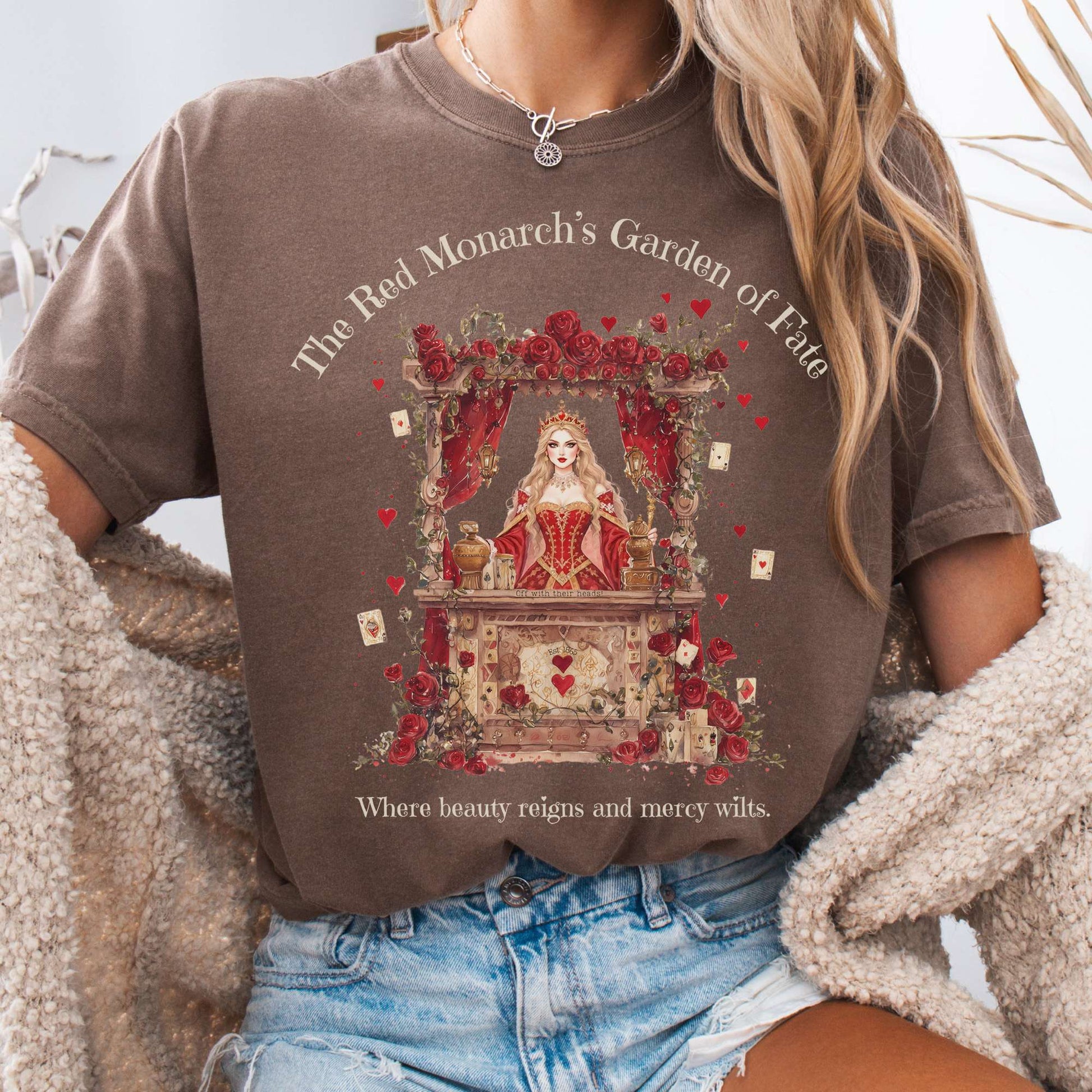 T-Shirt Espresso / S The Red Monarchs Garden of Fate Tee The Mystic Eden