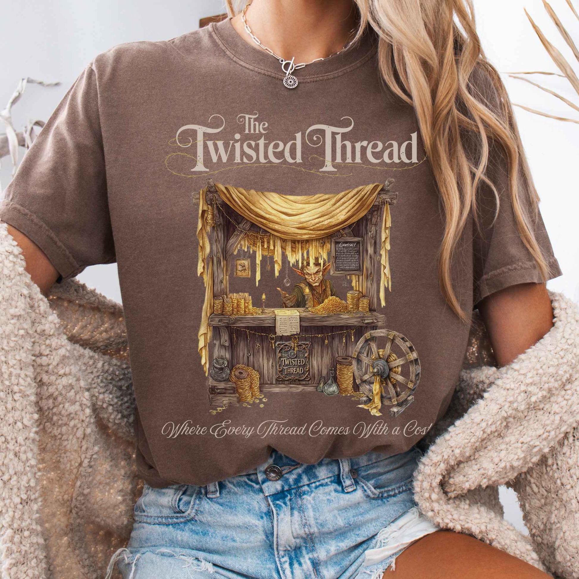 T-Shirt Espresso / S The Twisted Thread Fairytale Shirt The Mystic Eden