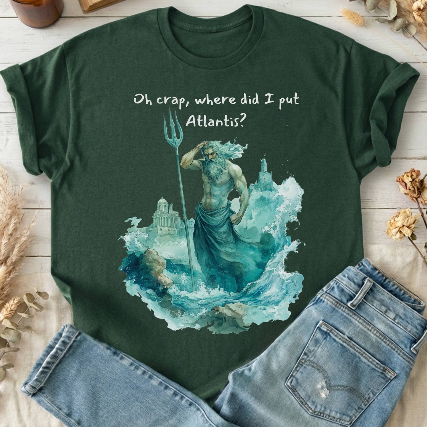 T-Shirt Forest Green / S Design 102 T-Shirt The Mystic Eden