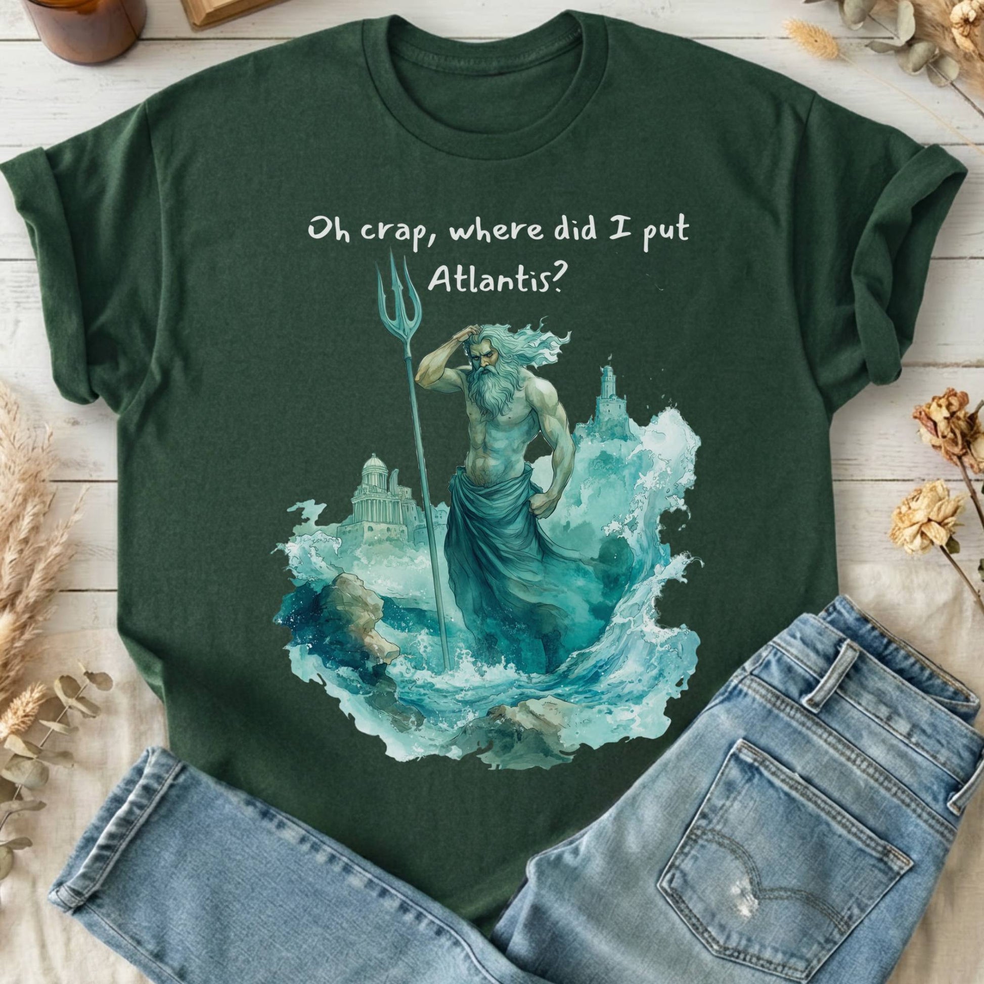 T-Shirt Forest Green / S Design 102 T-Shirt The Mystic Eden