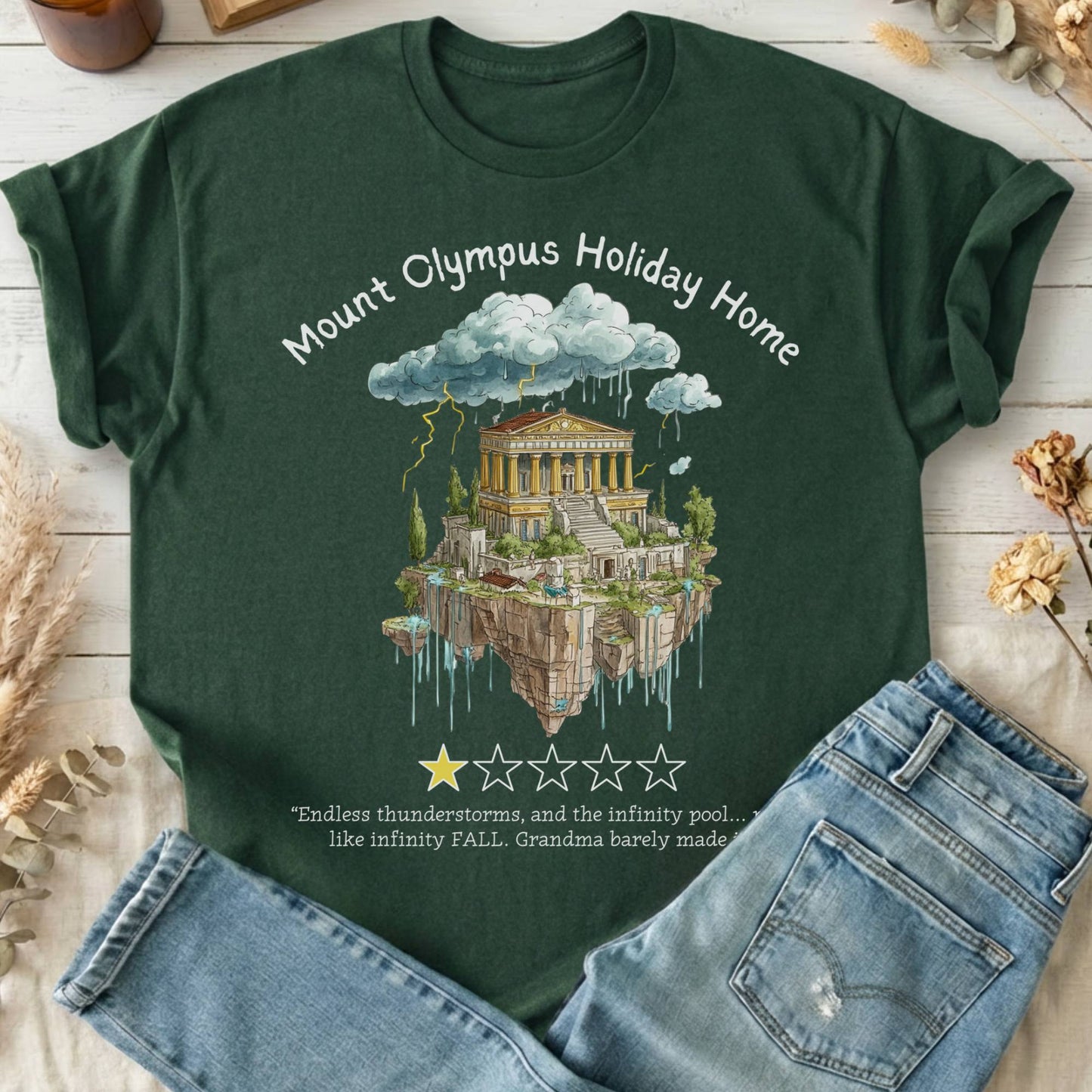 T-Shirt Forest Green / S Design 104 T-Shirt The Mystic Eden