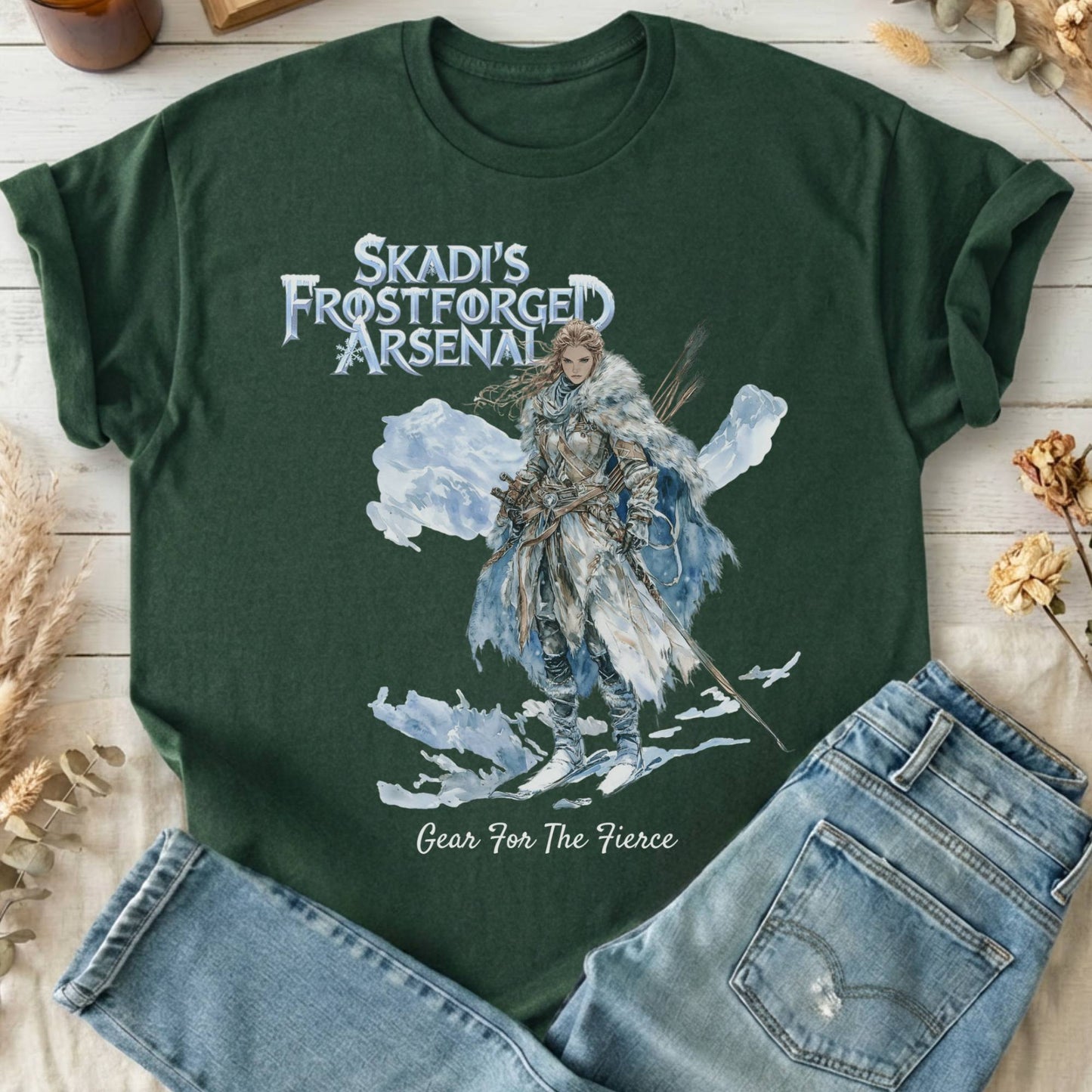 T-Shirt Forest Green / S Design 169 T-Shirt The Mystic Eden