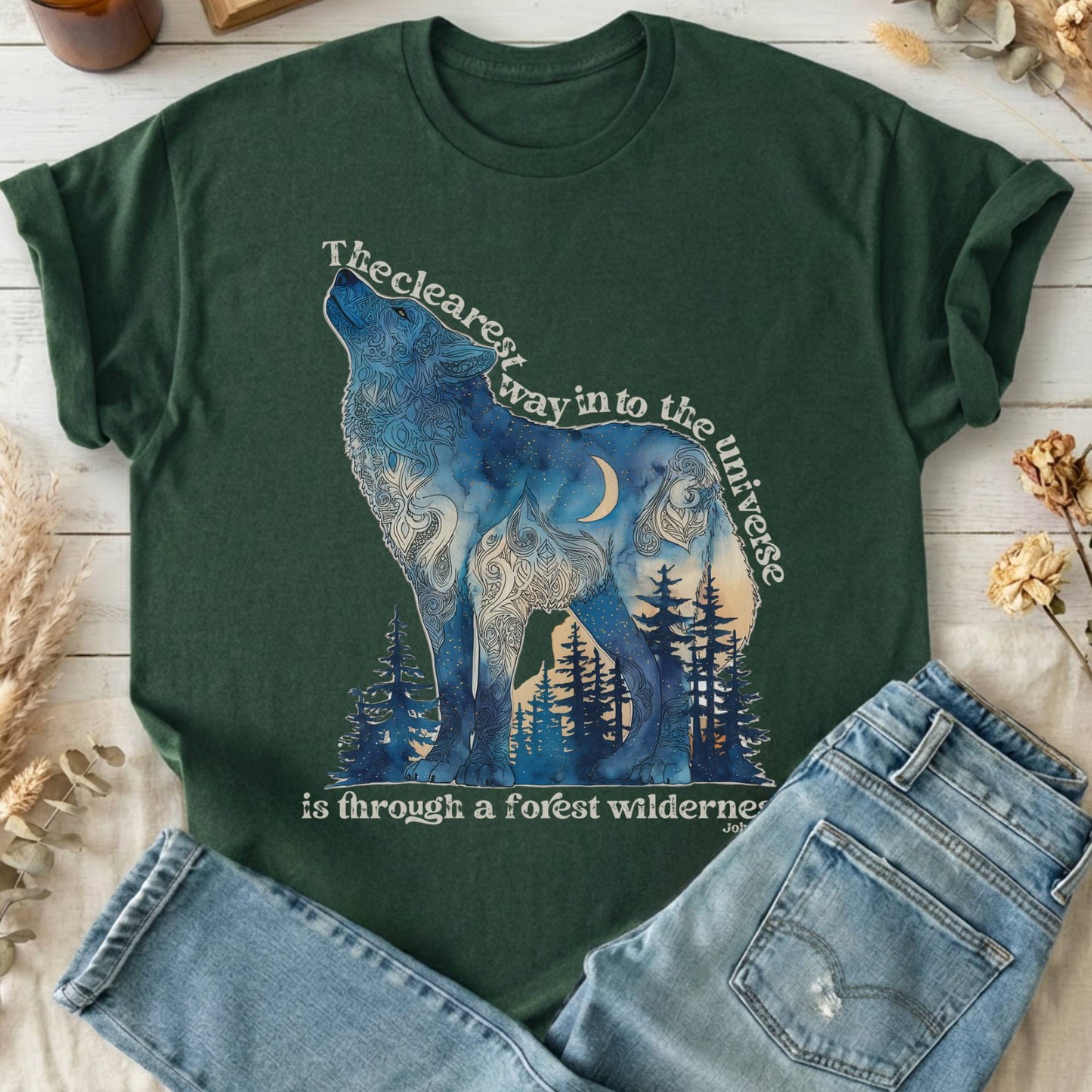 T-Shirt Forest Green / S Design 209 T-Shirt The Mystic Eden