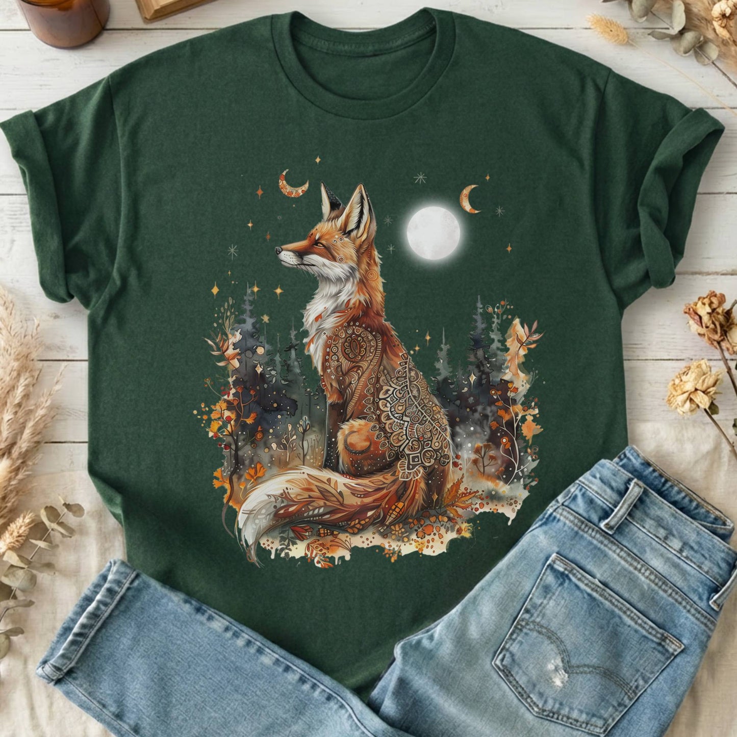 T-Shirt Forest Green / S Design 211 T-Shirt The Mystic Eden