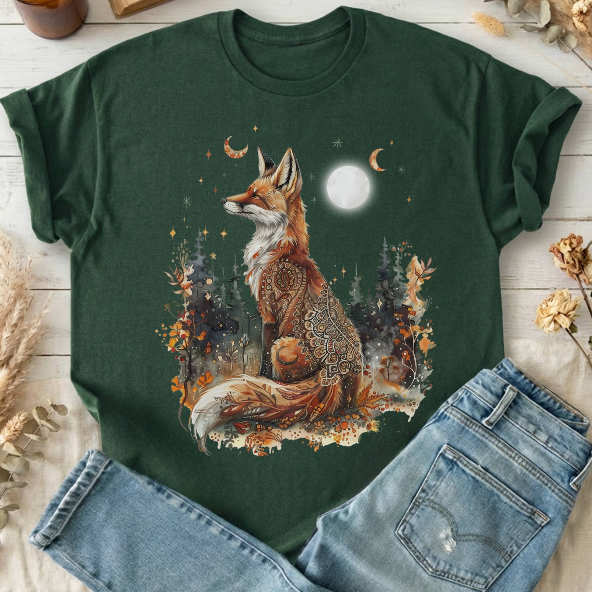 T-Shirt Forest Green / S Design 211 T-Shirt The Mystic Eden