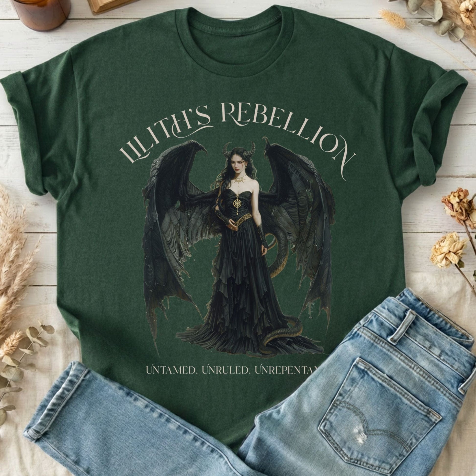 T-Shirt Forest Green / S Design 213 T-Shirt The Mystic Eden