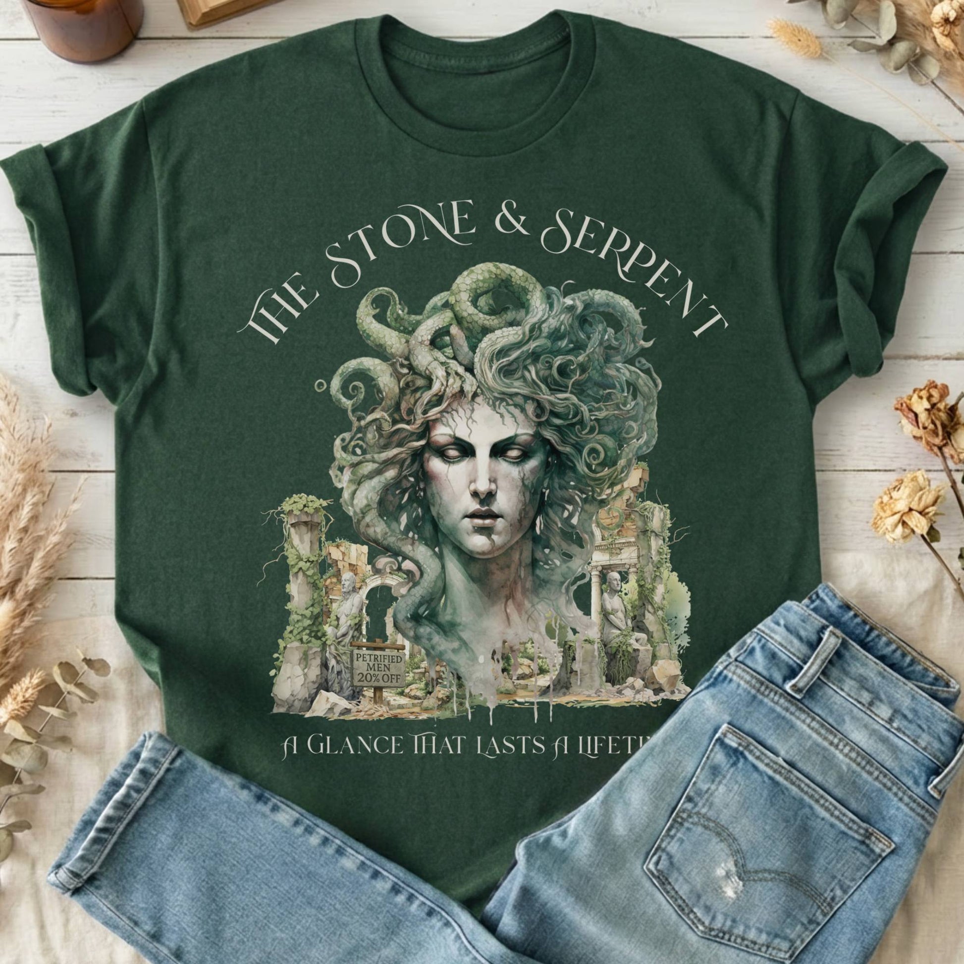 T-Shirt Forest Green / S Design 215 T-Shirt The Mystic Eden