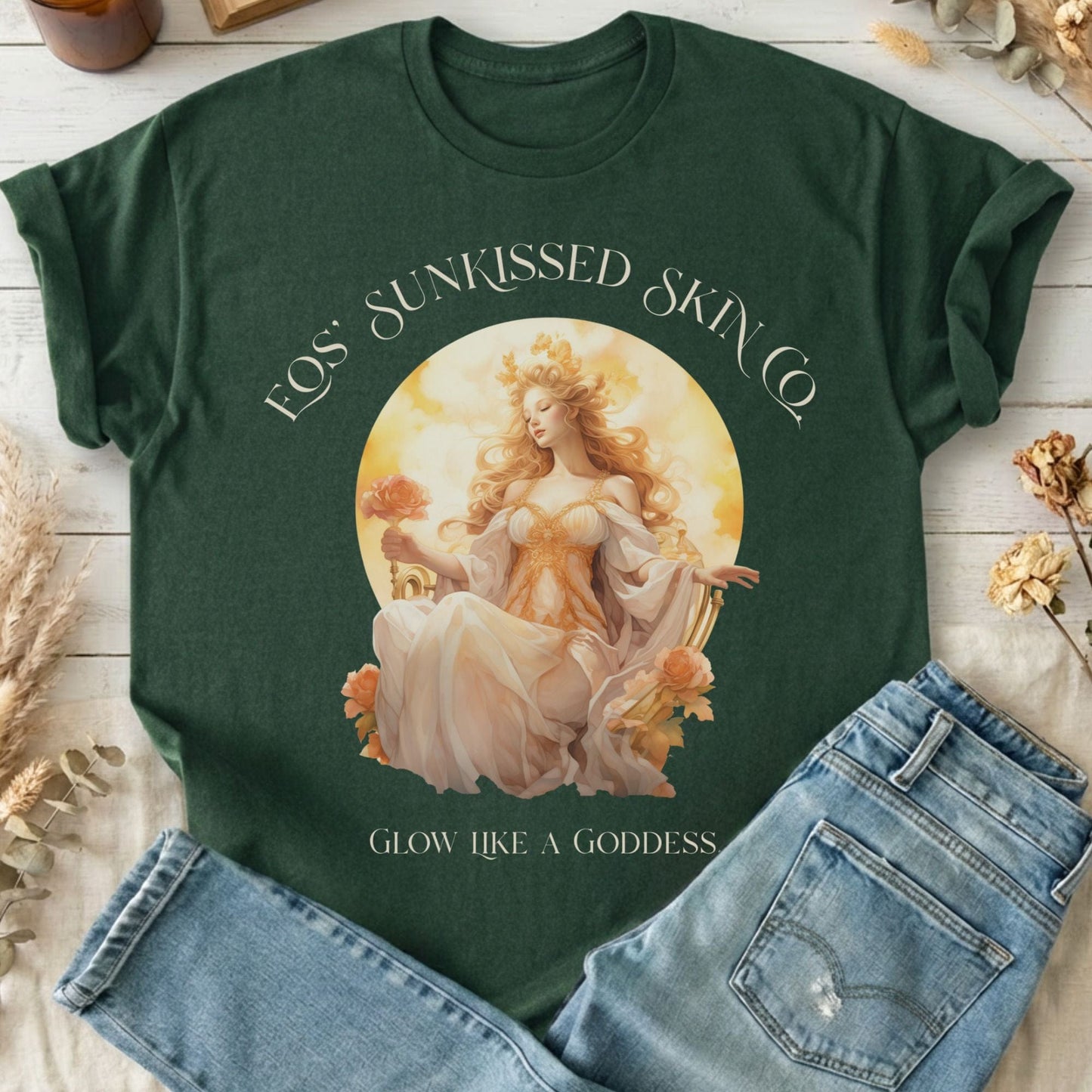 T-Shirt Forest Green / S Design 219 T-Shirt The Mystic Eden