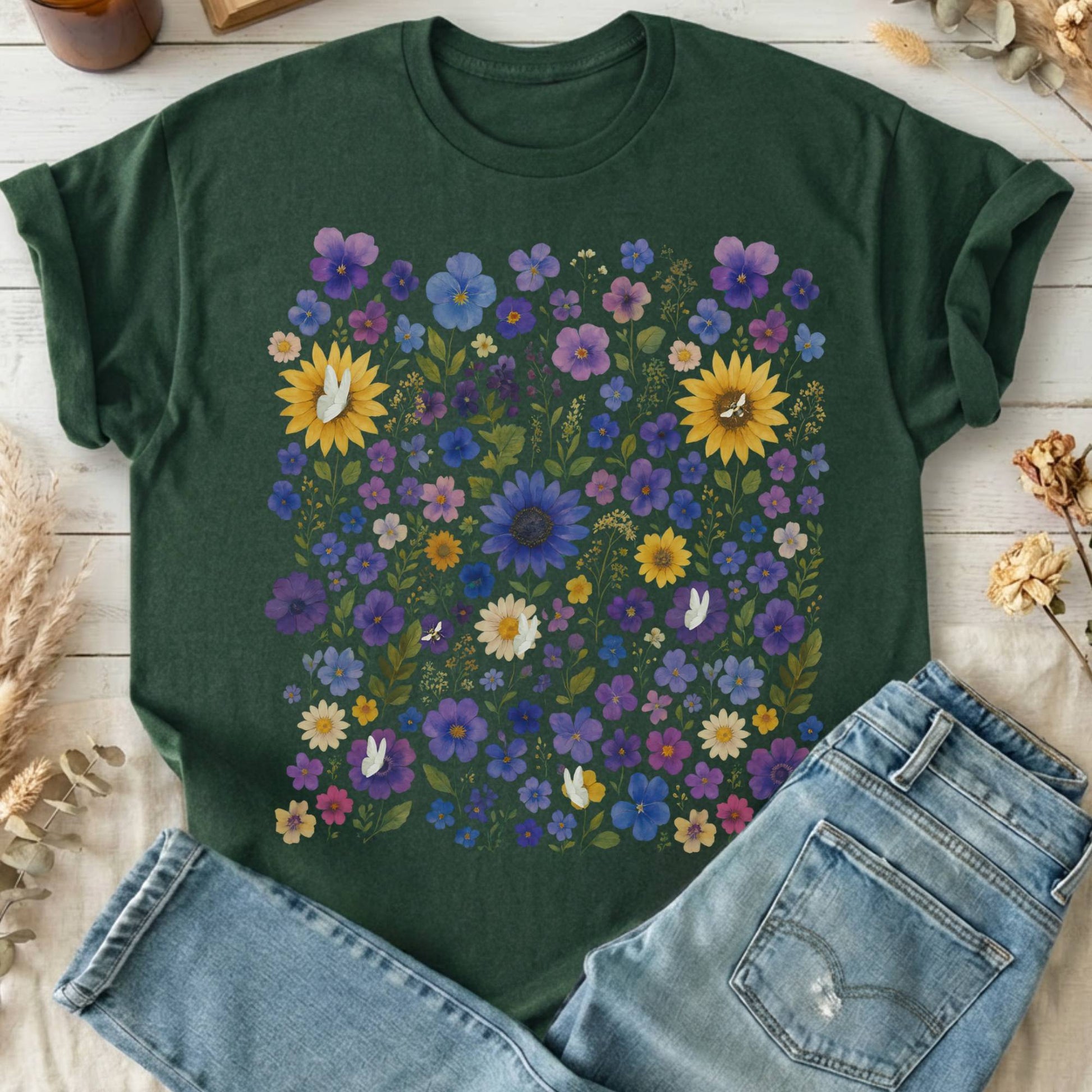T-Shirt Forest Green / S Design 227 T-Shirt The Mystic Eden