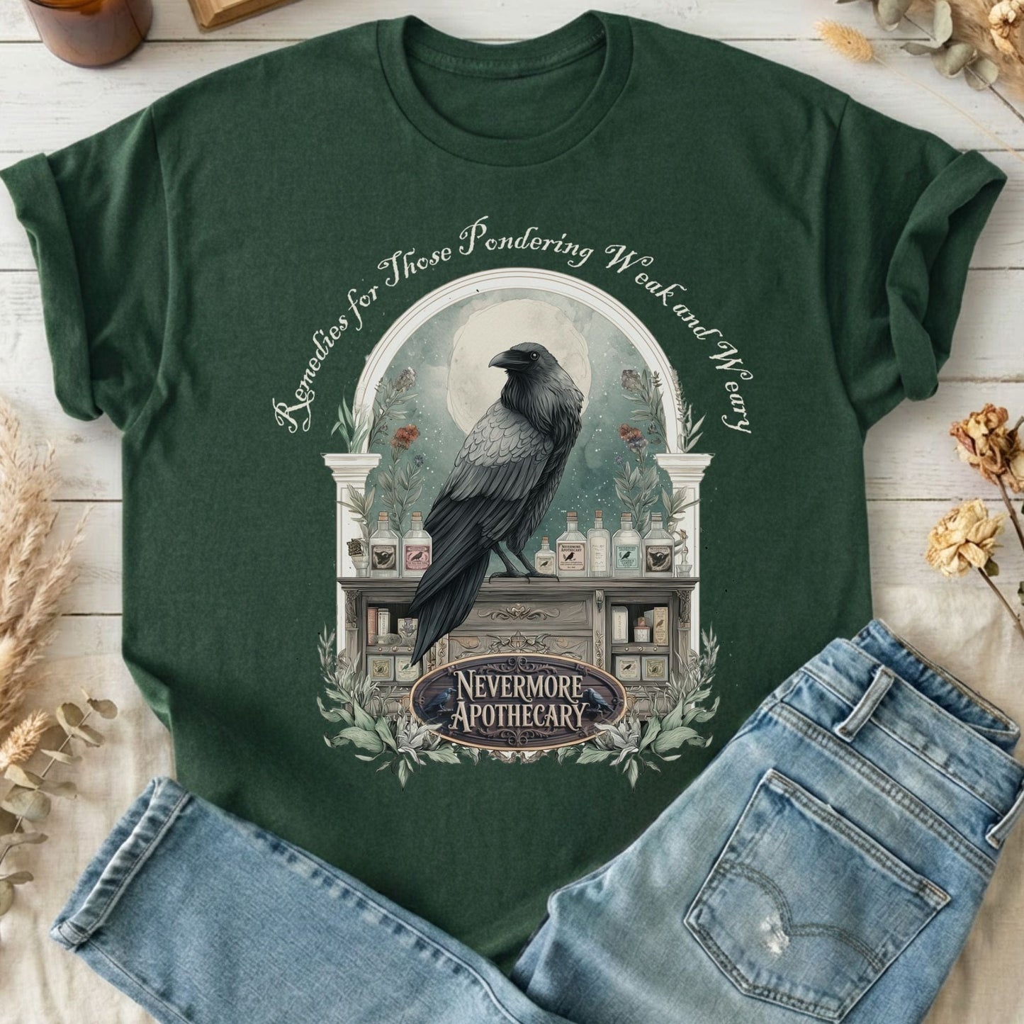 T-Shirt Forest Green / S Design 238 T-Shirt The Mystic Eden