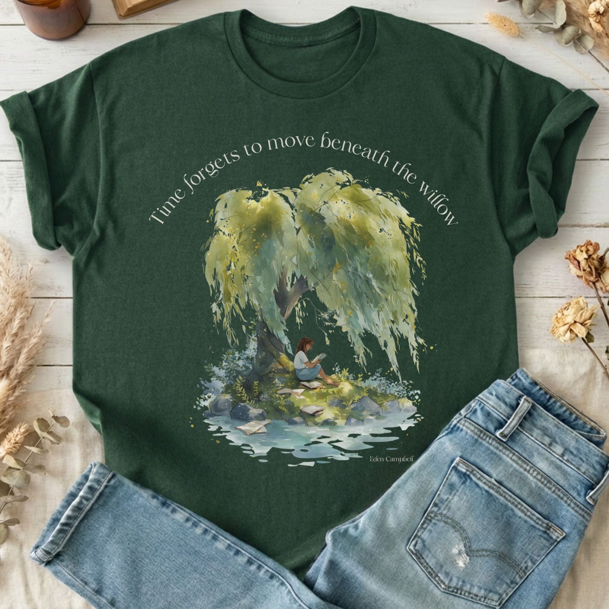 T-Shirt Forest Green / S Design 244 T-Shirt The Mystic Eden