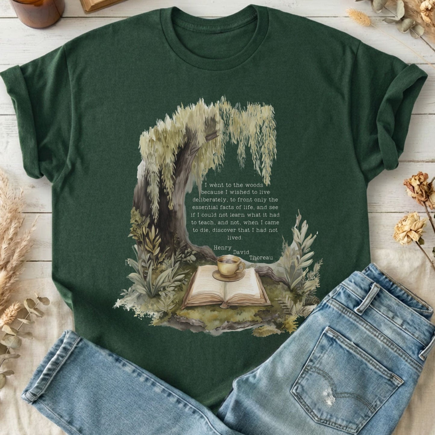 T-Shirt Forest Green / S Design 245 T-Shirt The Mystic Eden