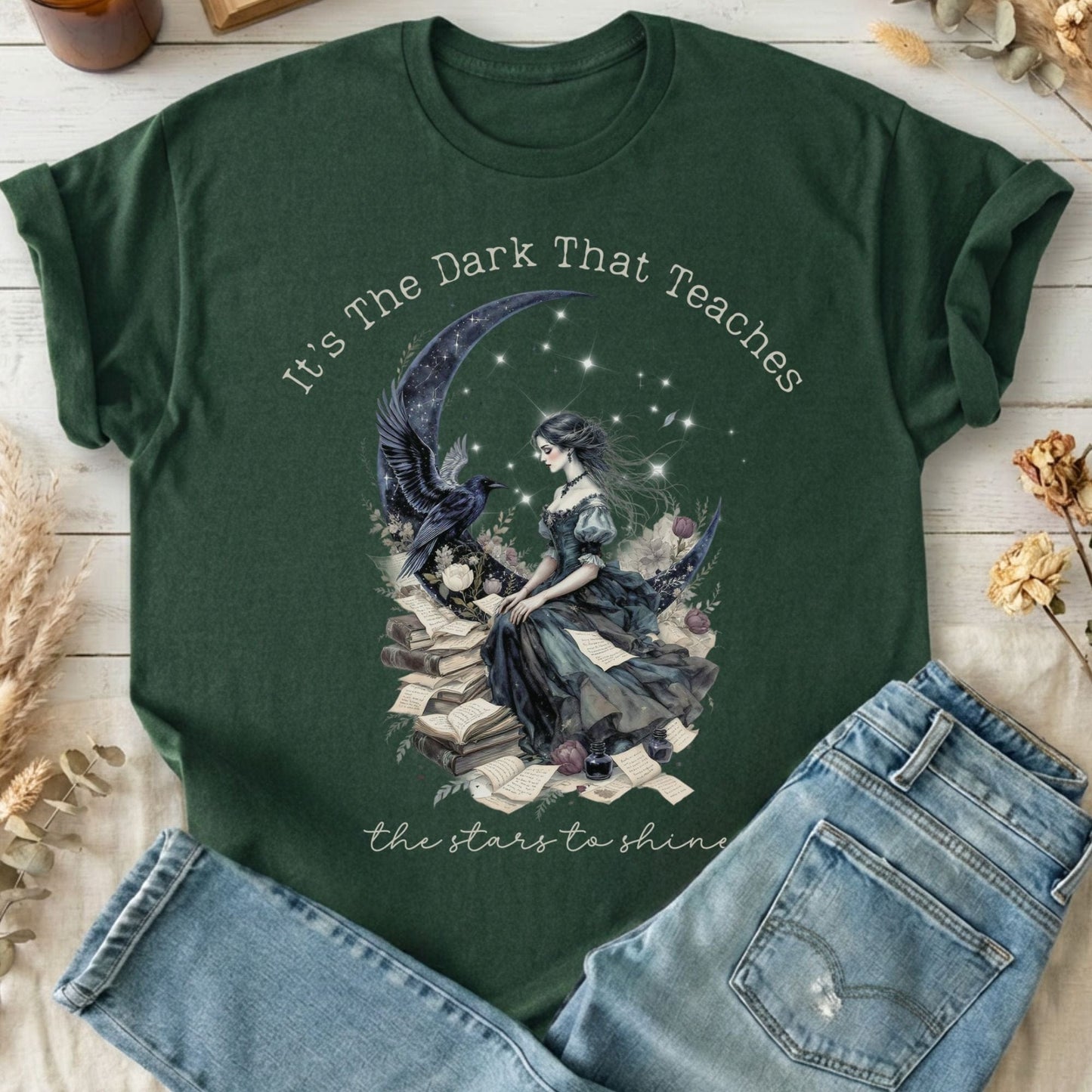 T-Shirt Forest Green / S Design 254 T-Shirt The Mystic Eden