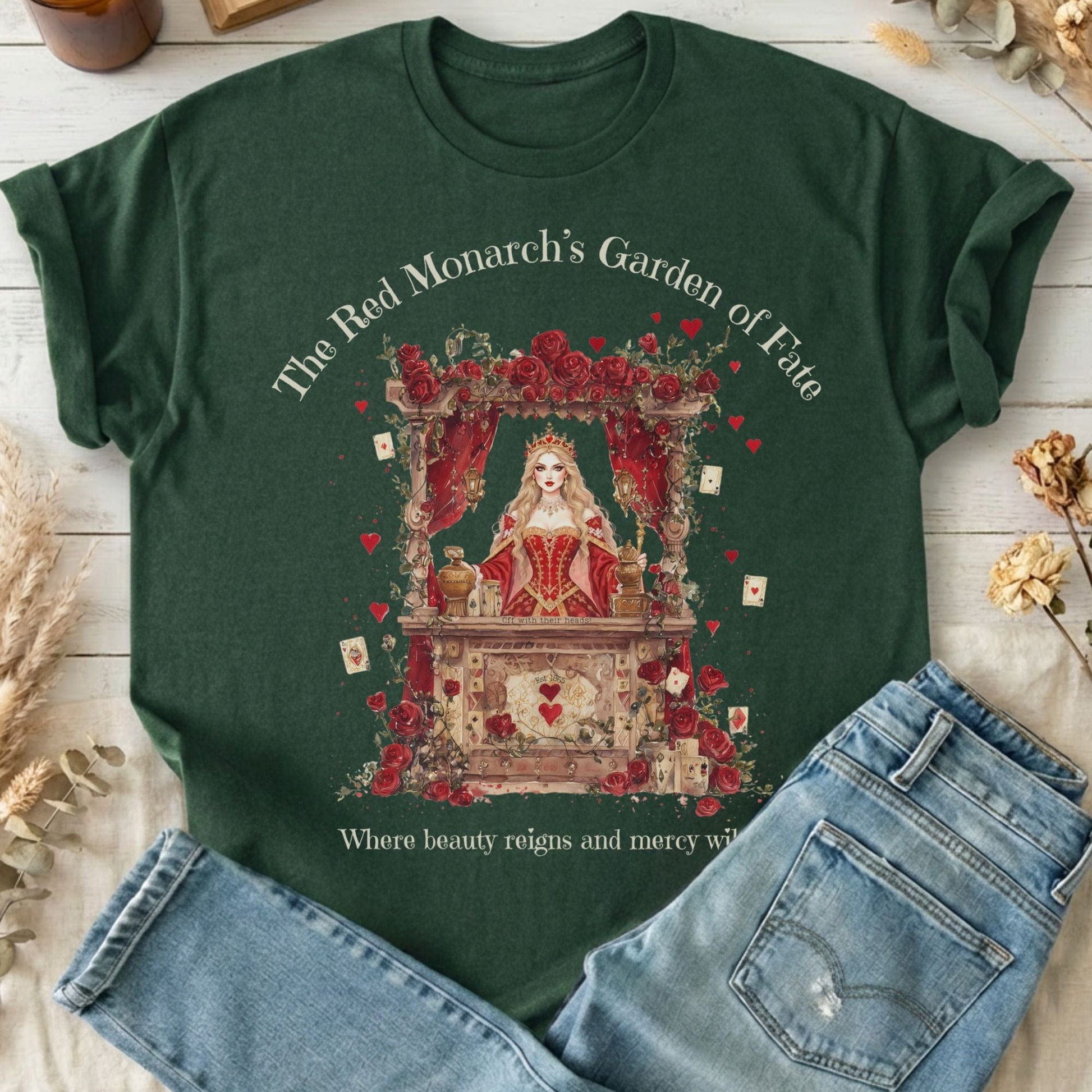 T-Shirt Forest Green / S Design 258 T-Shirt The Mystic Eden
