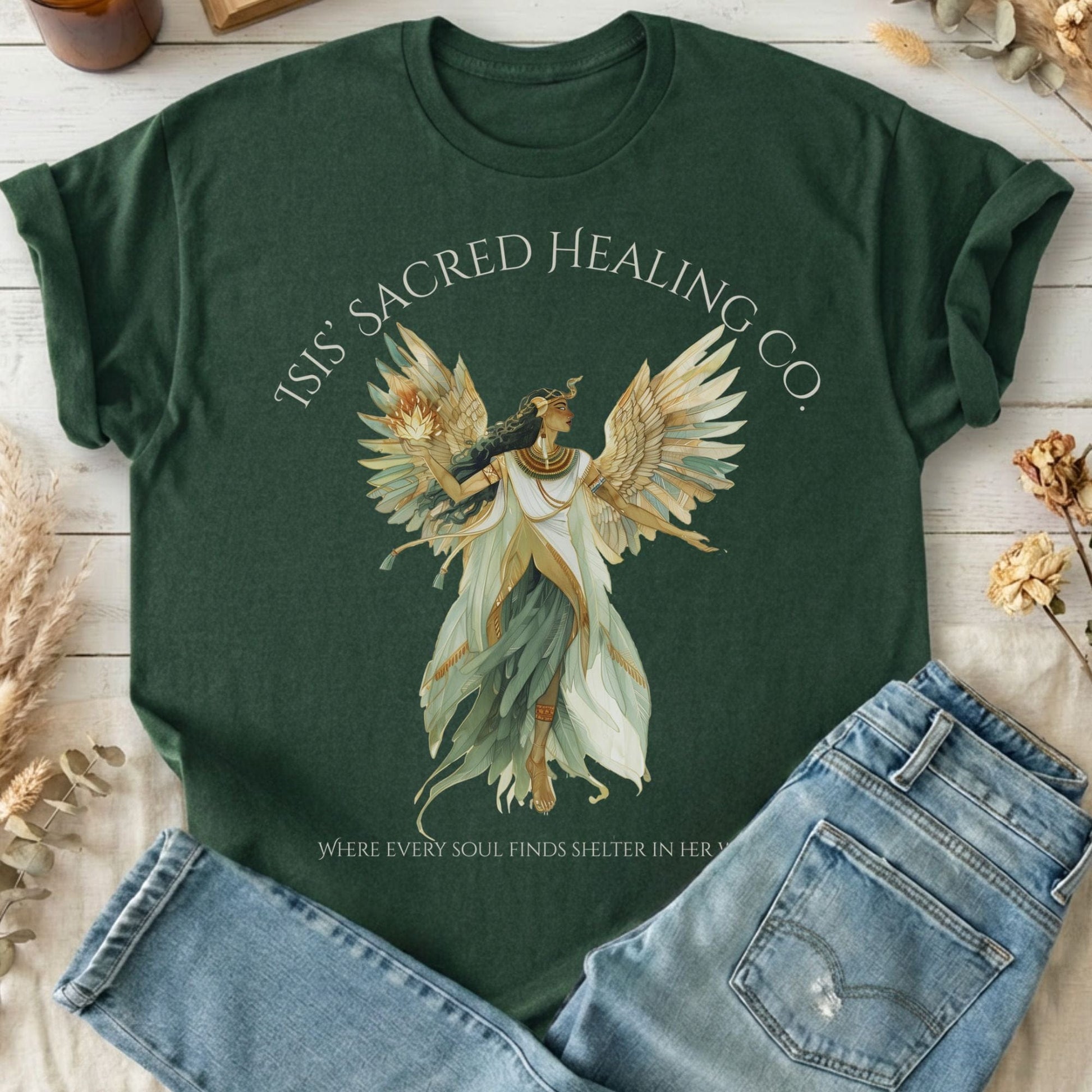 T-Shirt Forest Green / S Design 263 T-Shirt The Mystic Eden