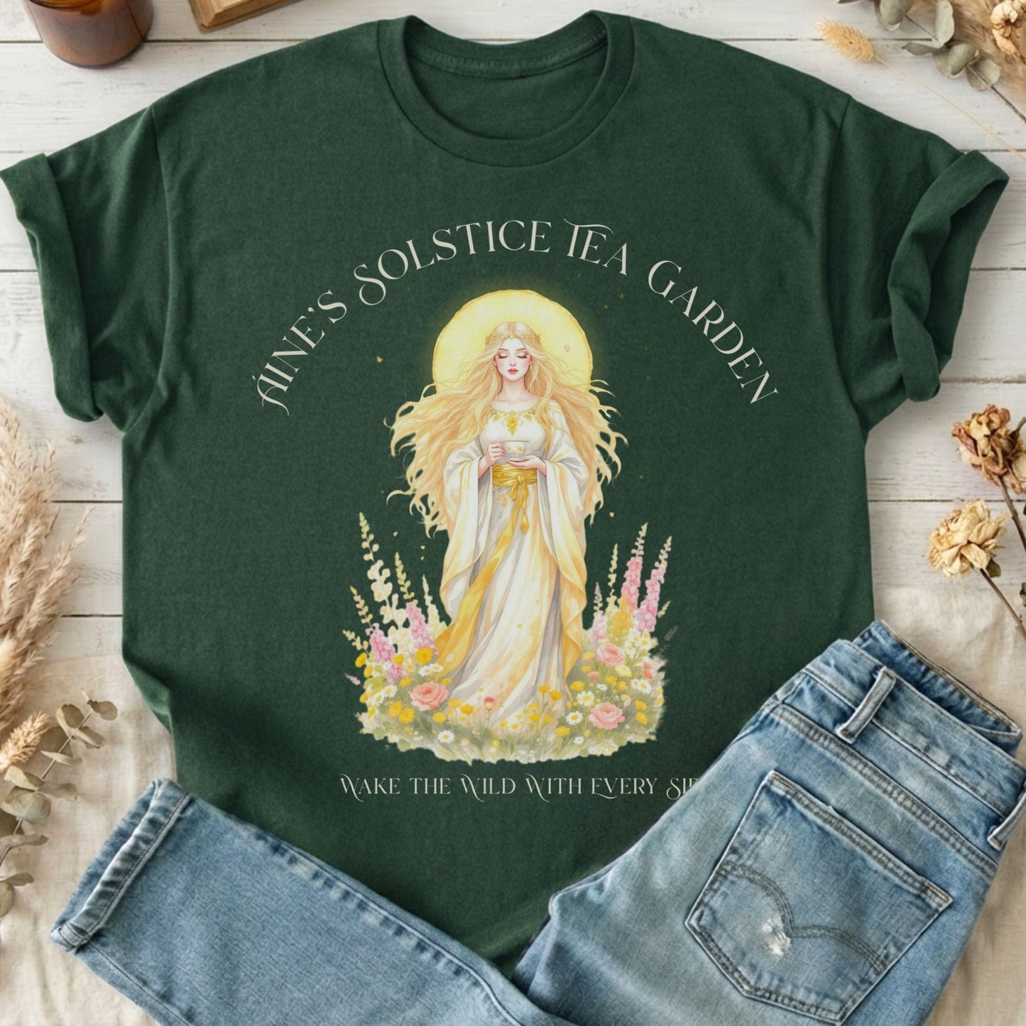 T-Shirt Forest Green / S Design 275 T-Shirt The Mystic Eden