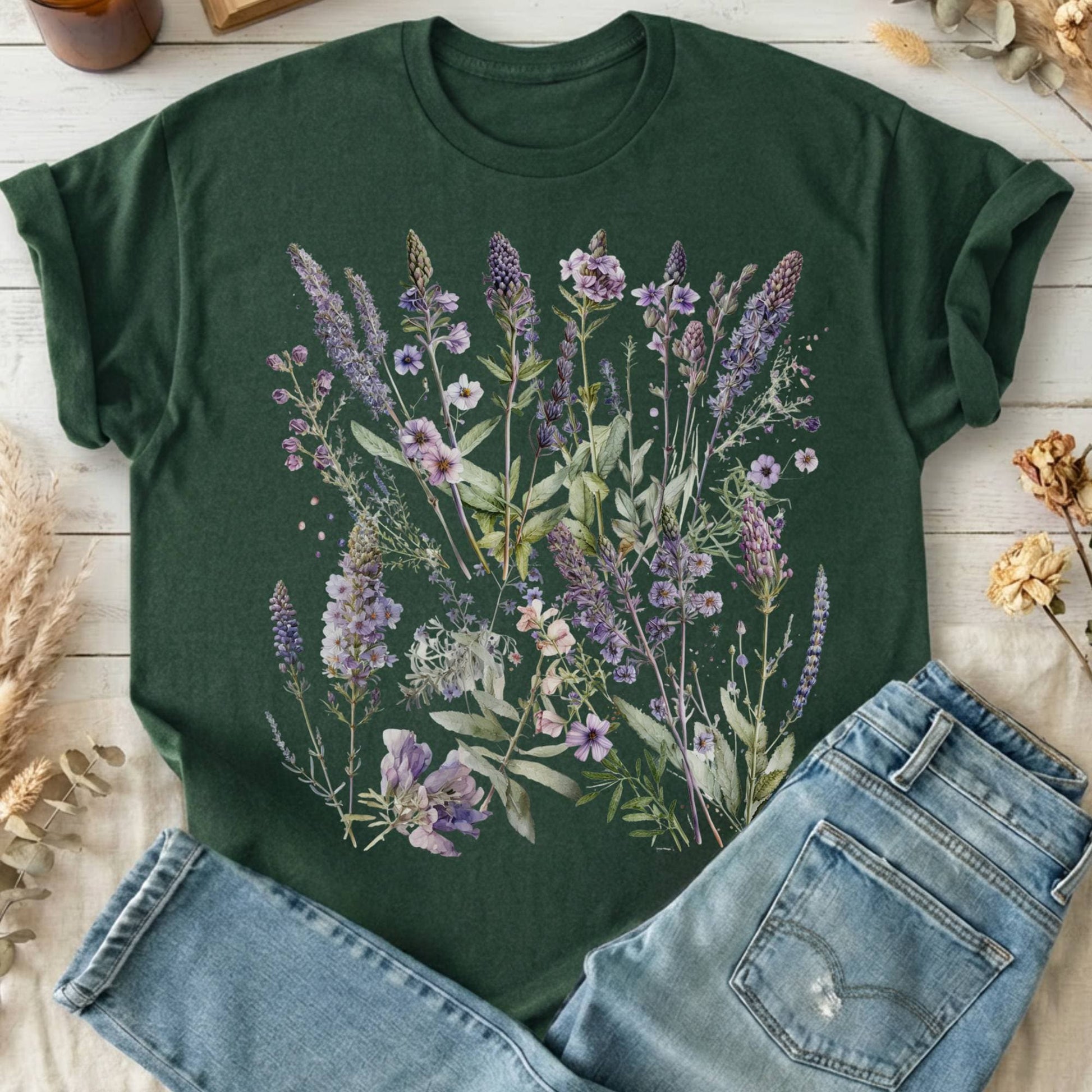 T-Shirt Forest Green / S Design 37 T-Shirt The Mystic Eden