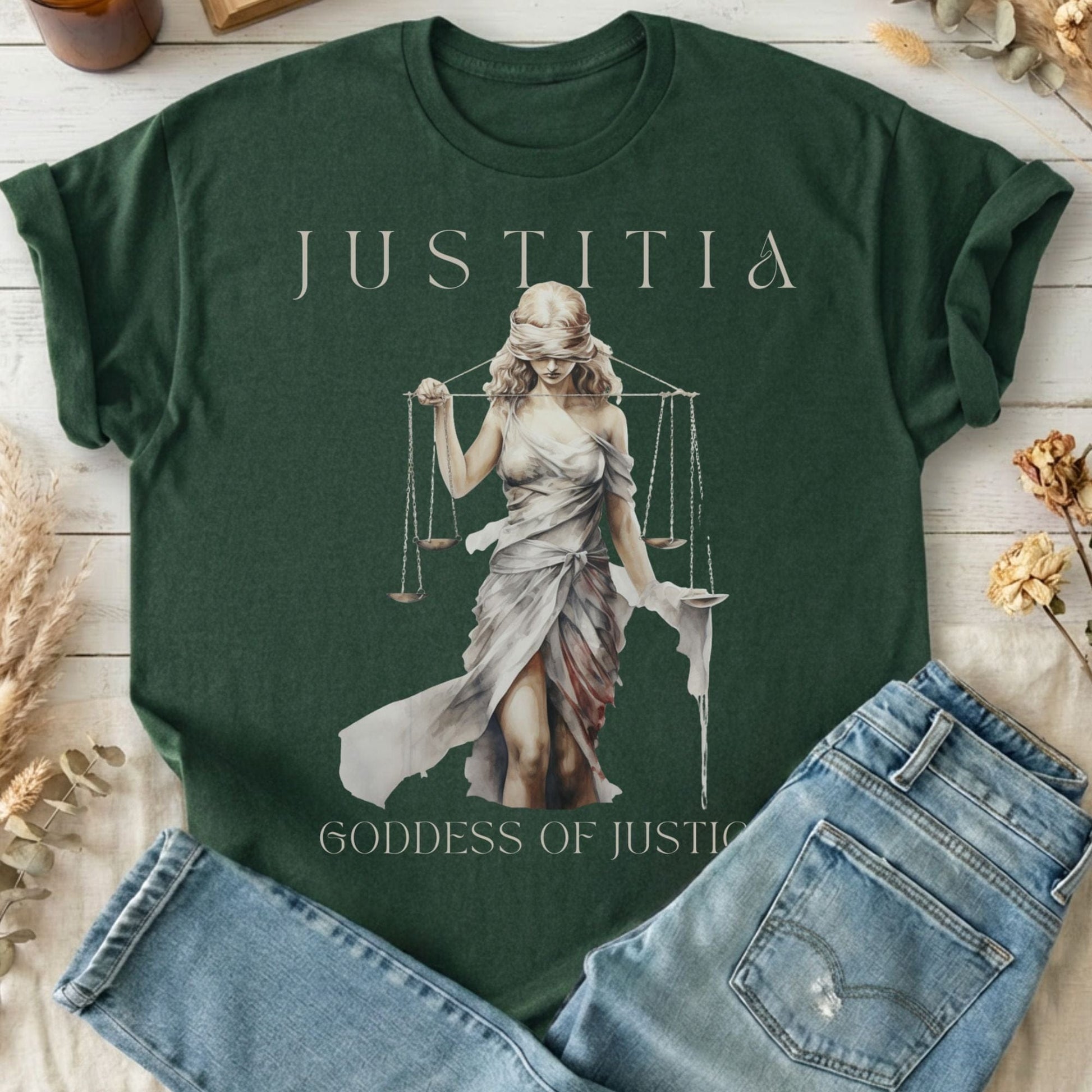 T-Shirt Forest Green / S Design 47 T-Shirt The Mystic Eden