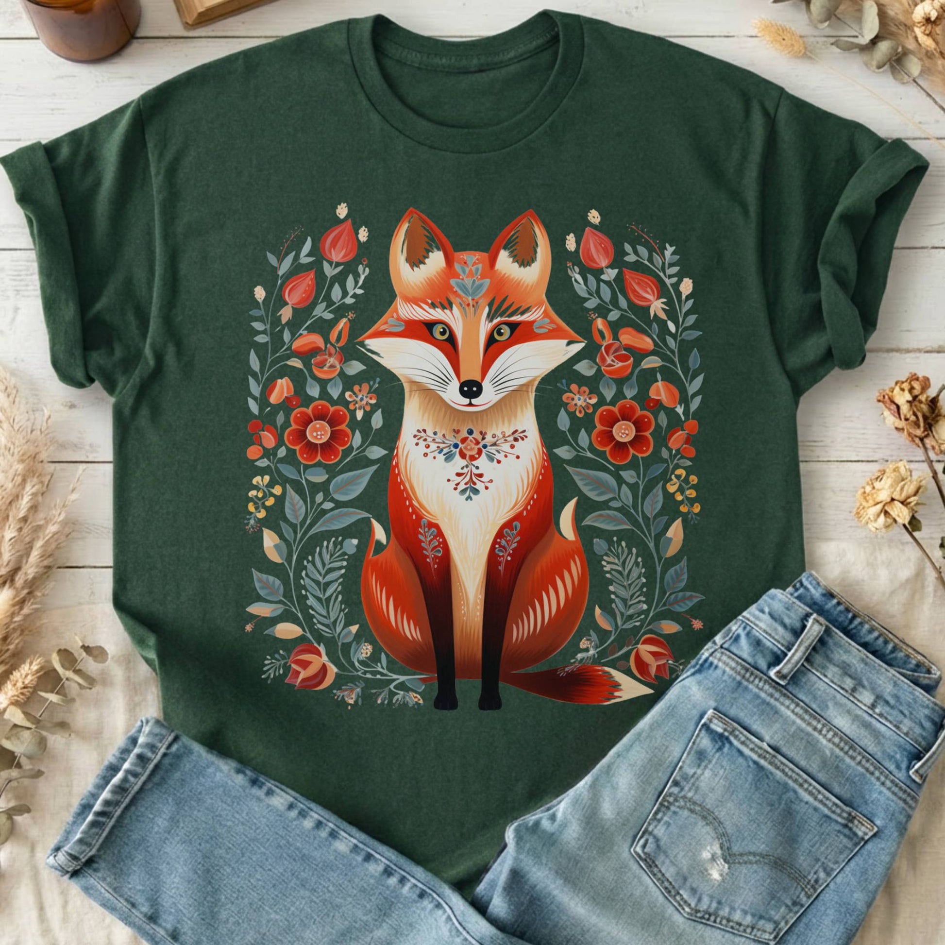 T-Shirt Forest Green / S Design 49 T-Shirt The Mystic Eden