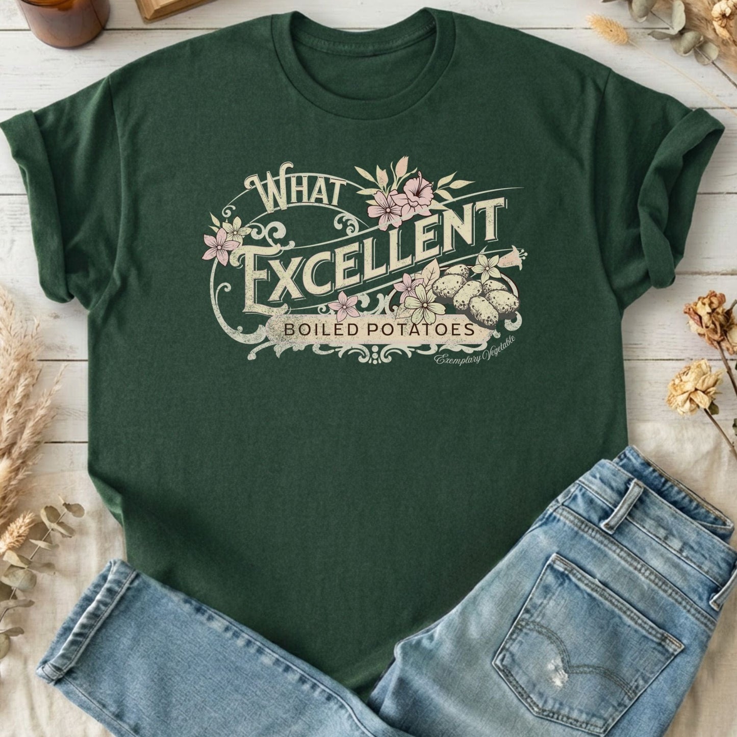 T-Shirt Forest Green / S Design 65 T-Shirt The Mystic Eden