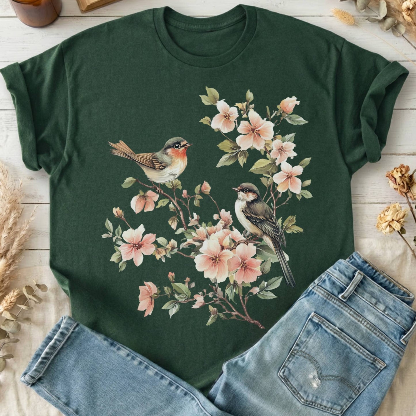 T-Shirt Forest Green / S Design 70 T-Shirt The Mystic Eden