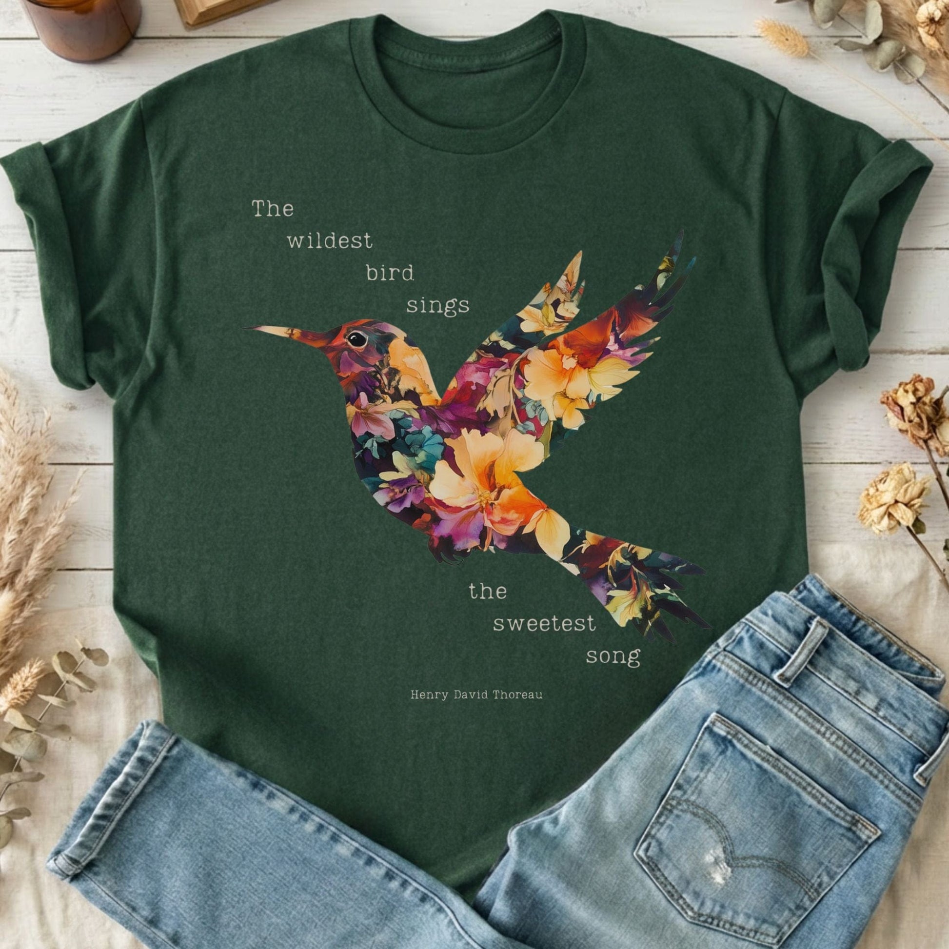 T-Shirt Forest Green / S Design 73 T-Shirt The Mystic Eden