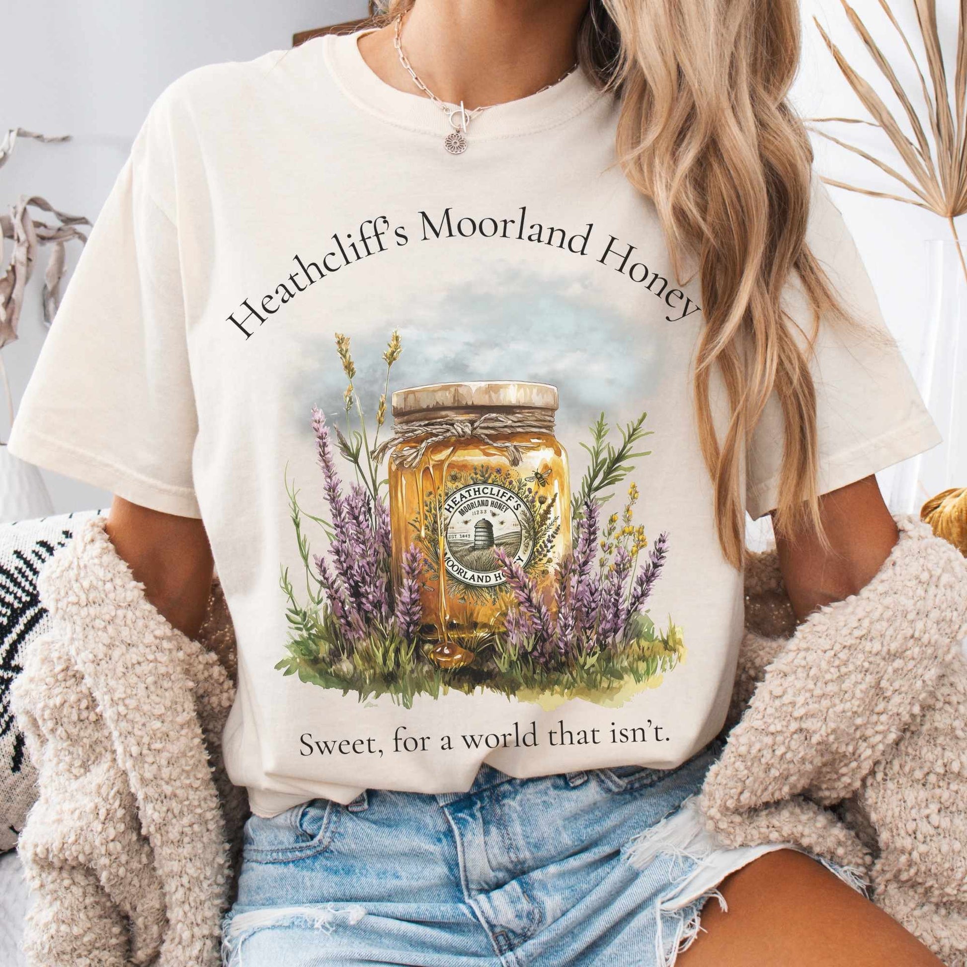 T-Shirt Ivory / S Heathcliff's Moorland Honey Tee The Mystic Eden