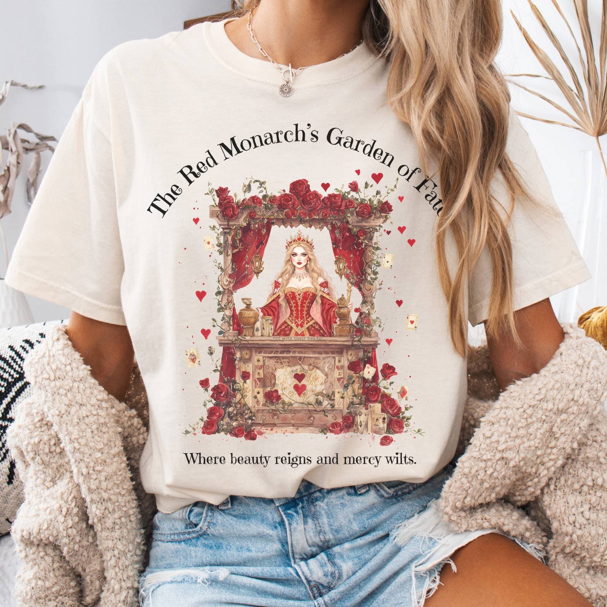 T-Shirt Ivory / S The Red Monarchs Garden of Fate Tee The Mystic Eden