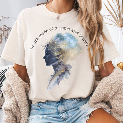 T-Shirt Ivory / S We Are Made of Dreams and Stardust Tee The Mystic Eden
