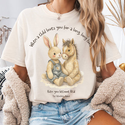 T-Shirt Ivory / S You Become Real The Velveteen Rabbit Tee The Mystic Eden