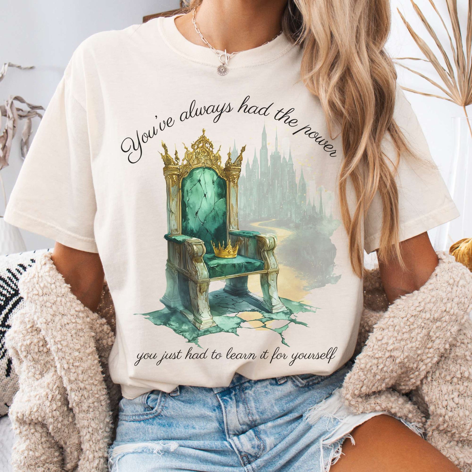 T-Shirt Ivory / S You've Always Had The Power Bookish Shirt The Mystic Eden