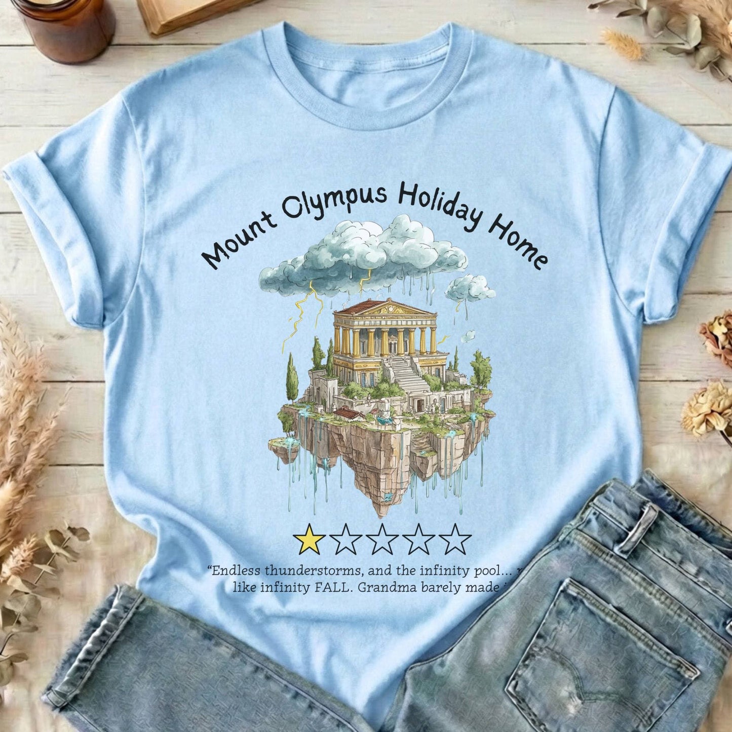 T-Shirt Light Blue / S Design 104 T-Shirt The Mystic Eden