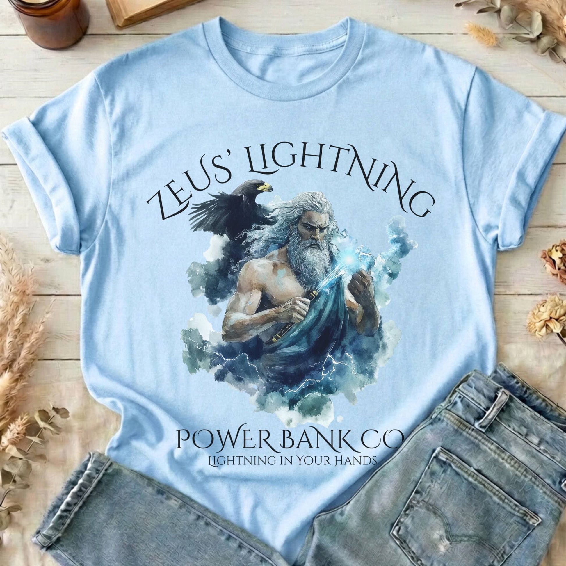 T-Shirt Light Blue / S Design 107 T-Shirt The Mystic Eden