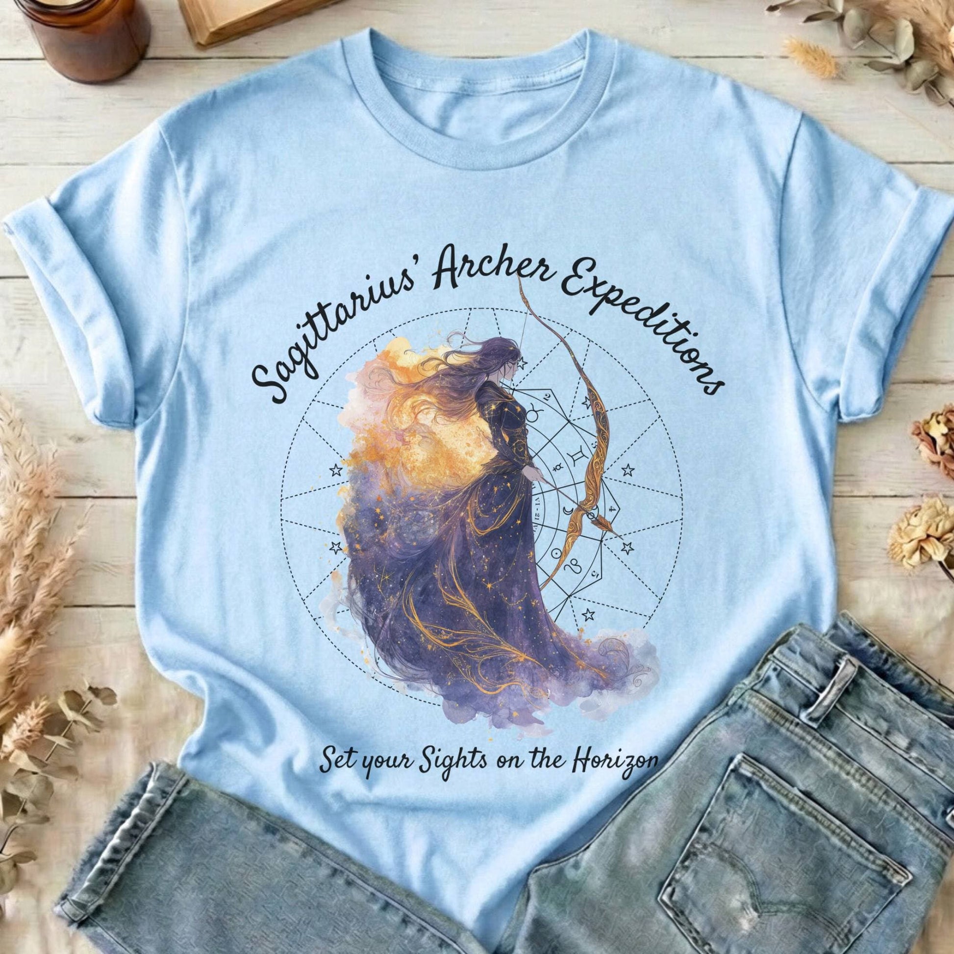 T-Shirt Light Blue / S Design 147 T-Shirt The Mystic Eden
