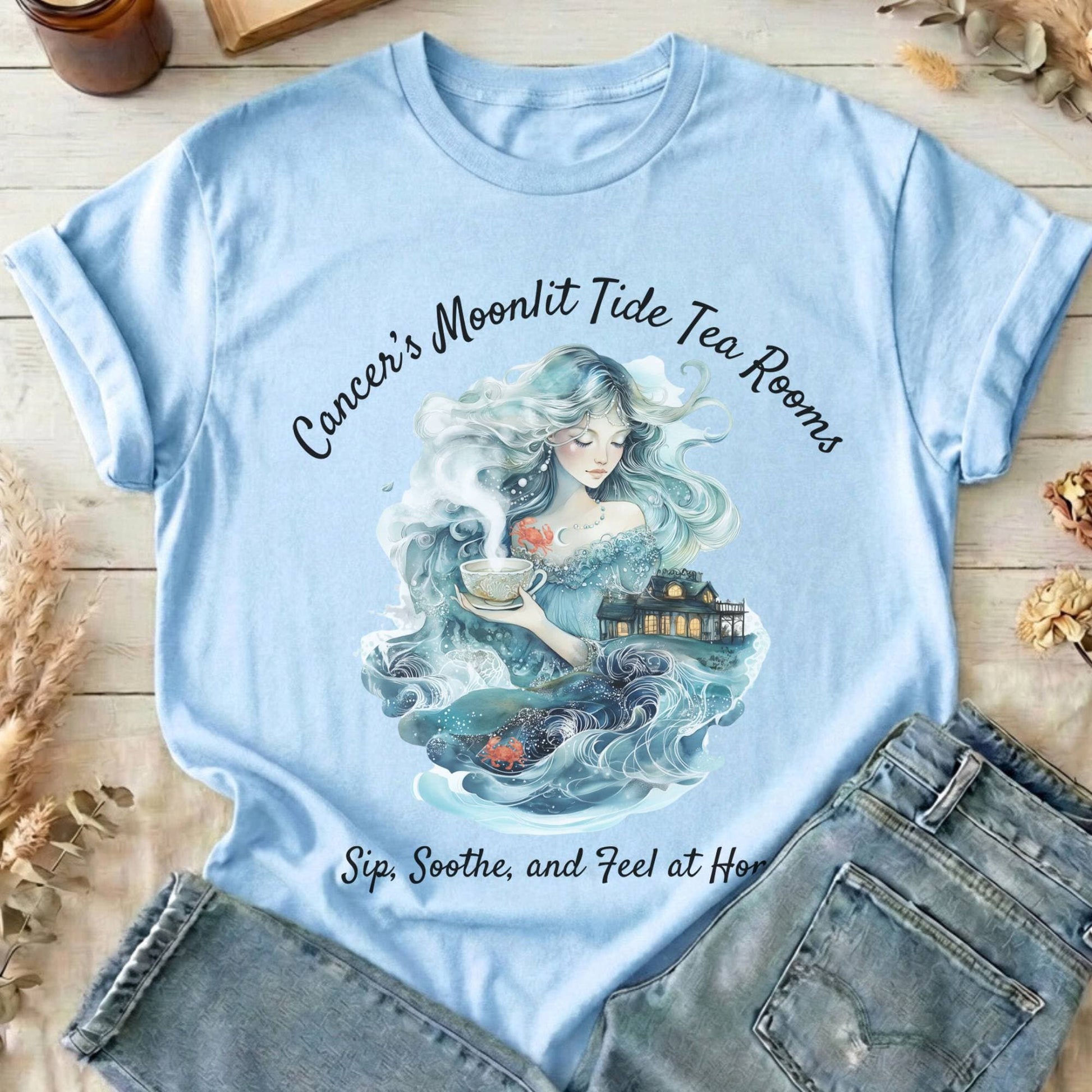 T-Shirt Light Blue / S Design 149 T-Shirt The Mystic Eden