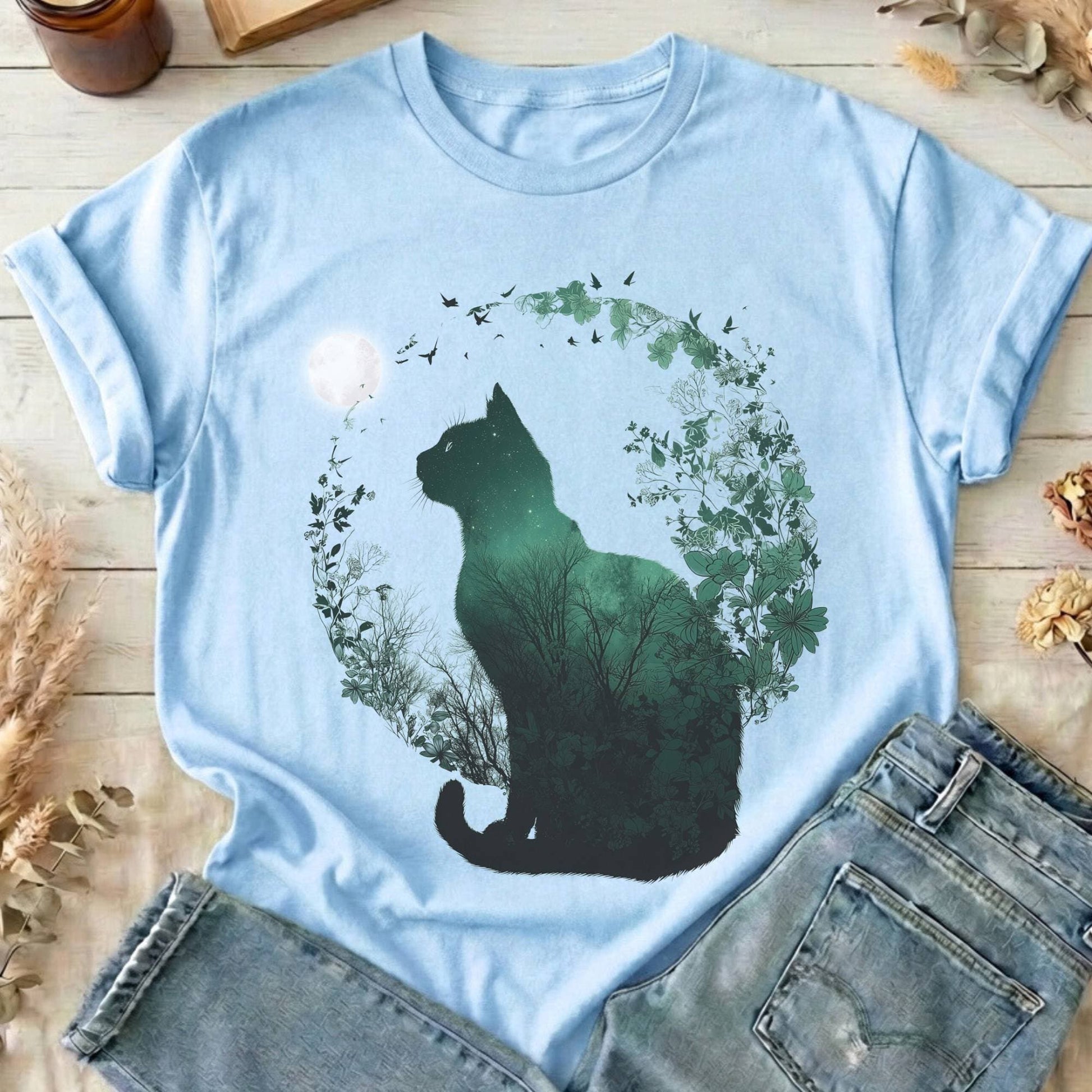 T-Shirt Light Blue / S Design 208 T-Shirt The Mystic Eden