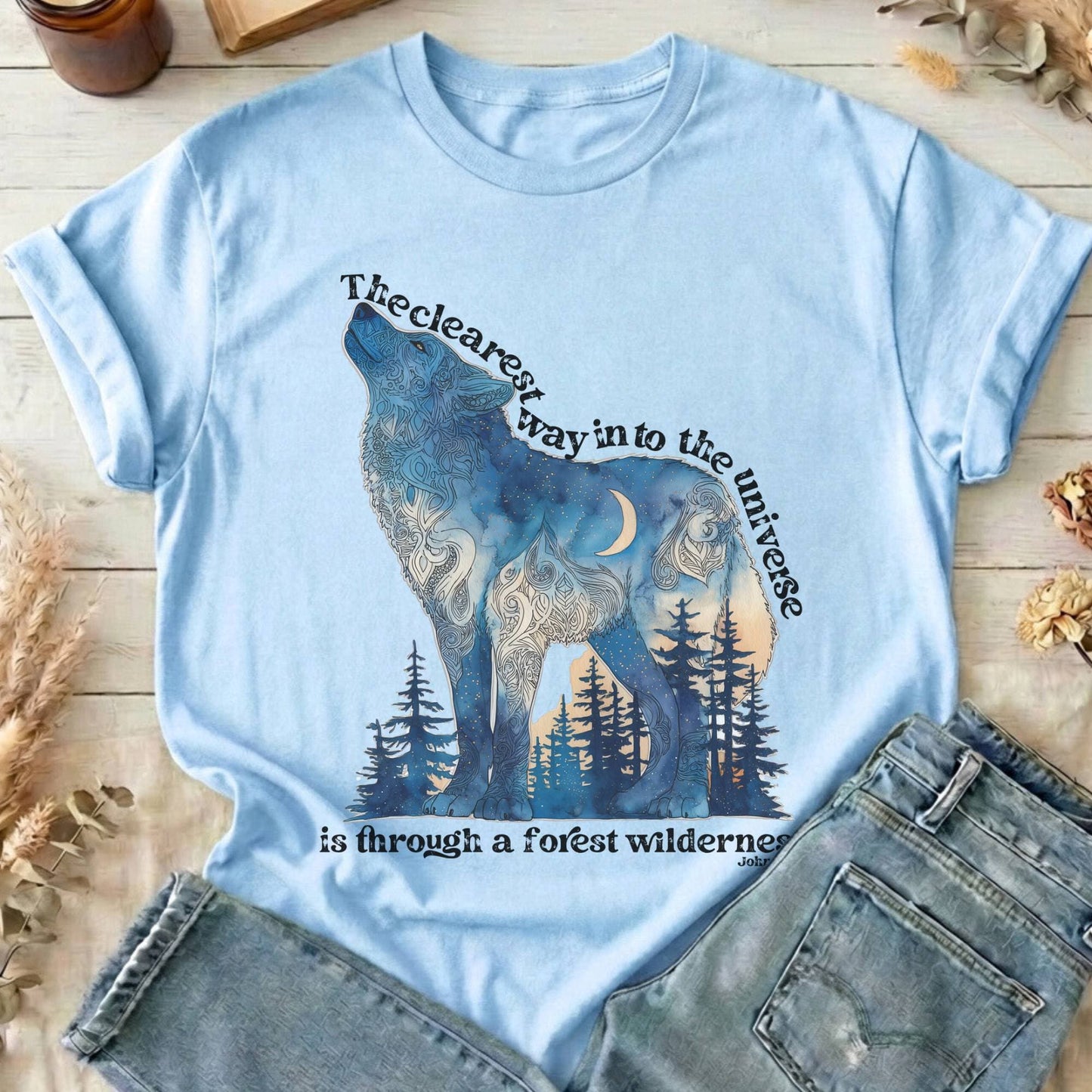T-Shirt Light Blue / S Design 209 T-Shirt The Mystic Eden