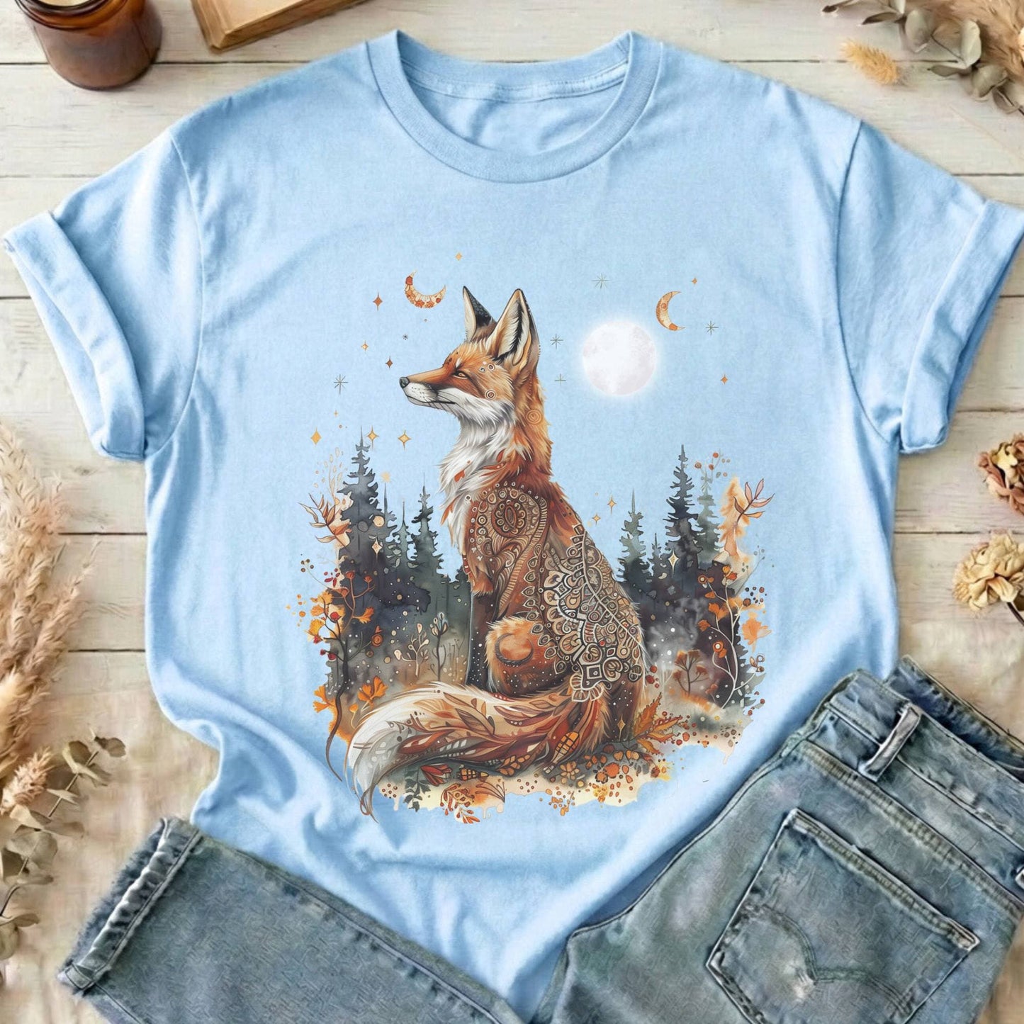 T-Shirt Light Blue / S Design 211 T-Shirt The Mystic Eden