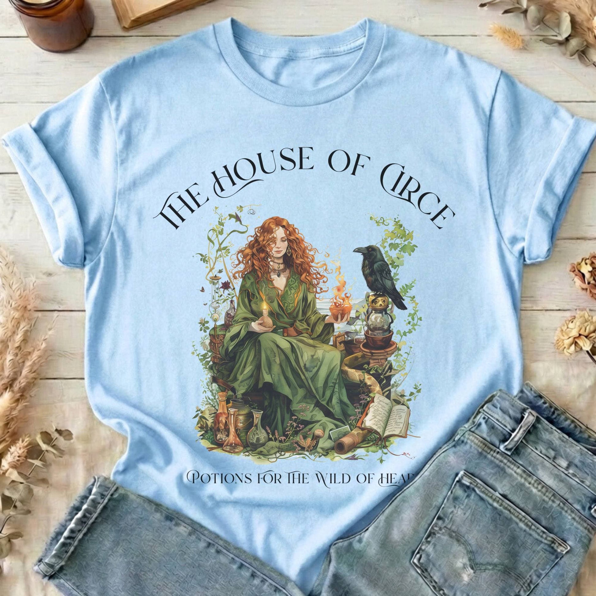 T-Shirt Light Blue / S Design 214 T-Shirt The Mystic Eden