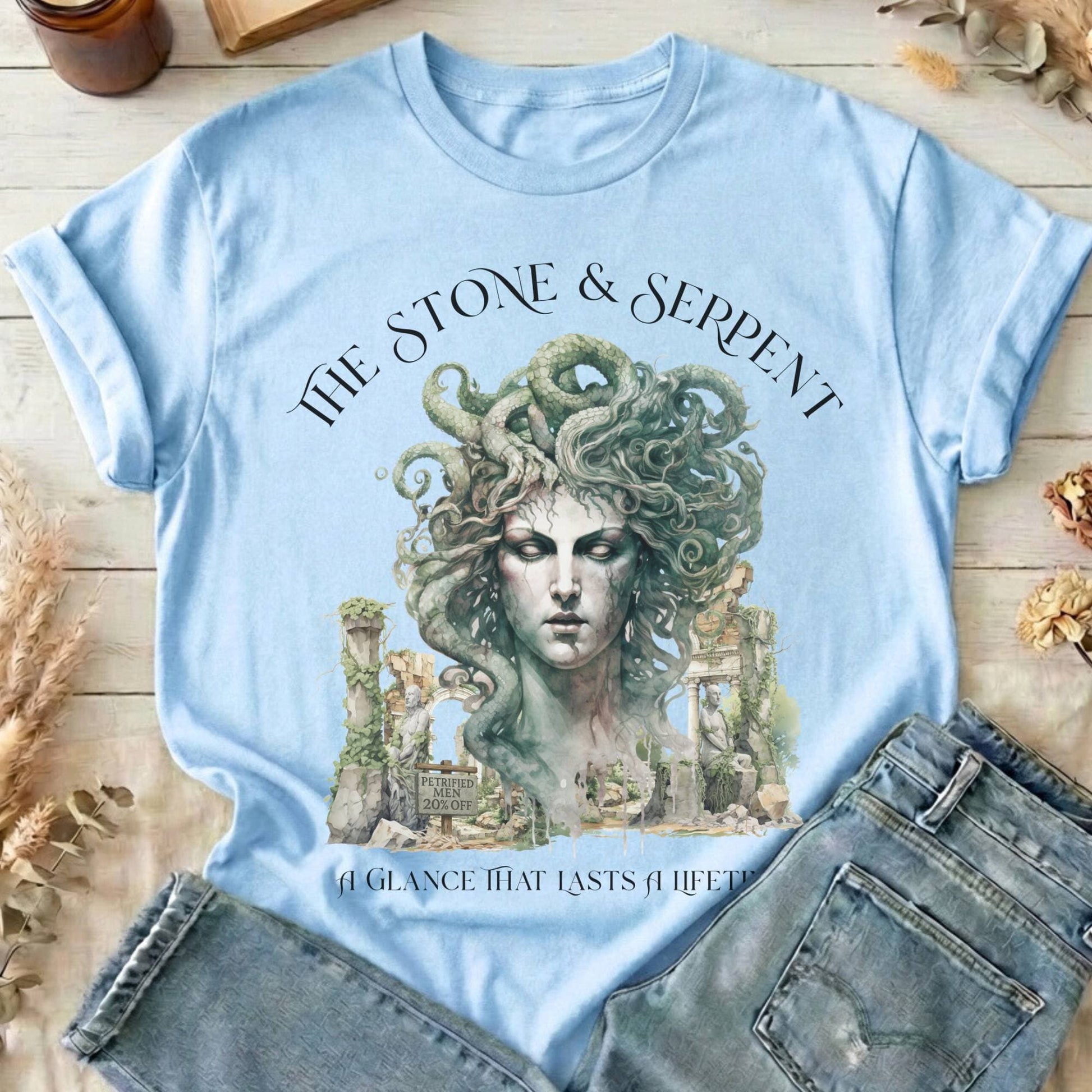 T-Shirt Light Blue / S Design 215 T-Shirt The Mystic Eden