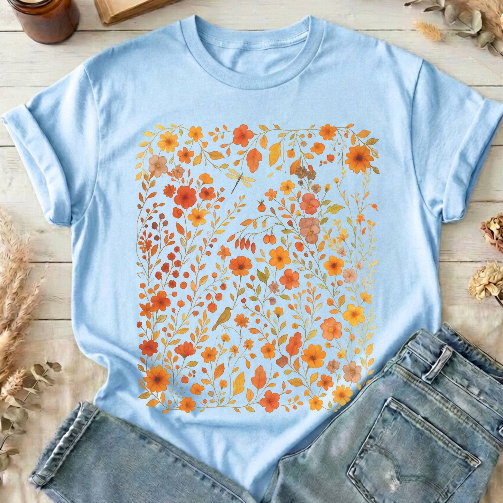 T-Shirt Light Blue / S Design 225 T-Shirt The Mystic Eden