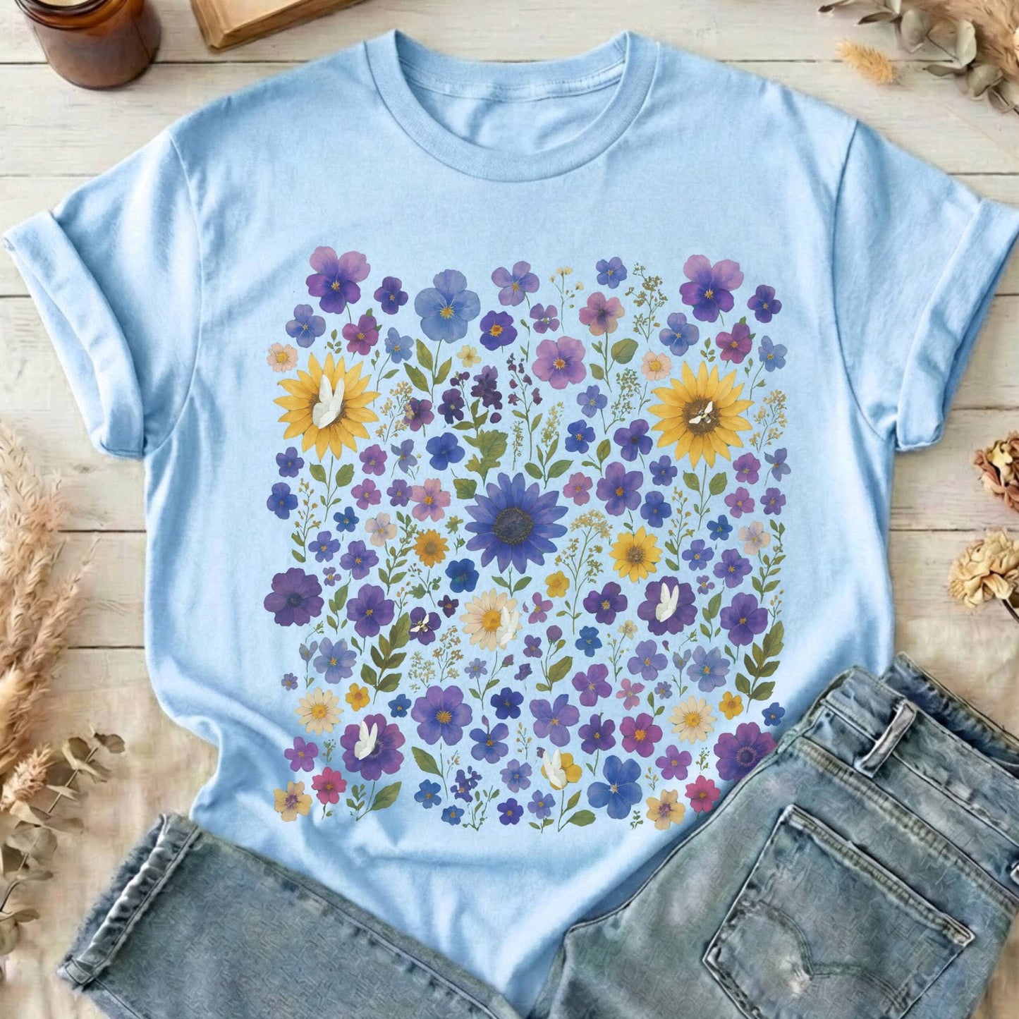 T-Shirt Light Blue / S Design 227 T-Shirt The Mystic Eden