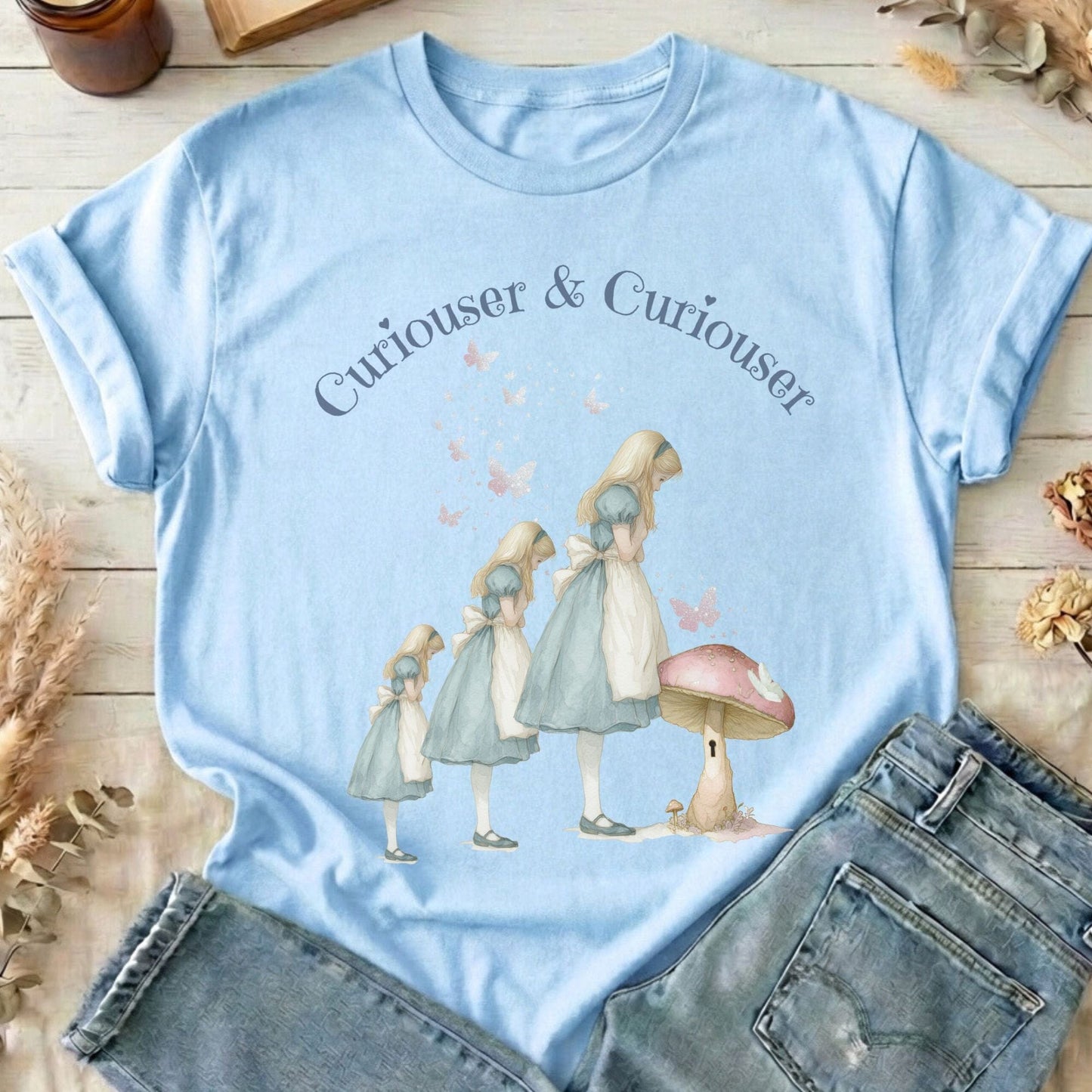 T-Shirt Light Blue / S Design 257 T-Shirt The Mystic Eden