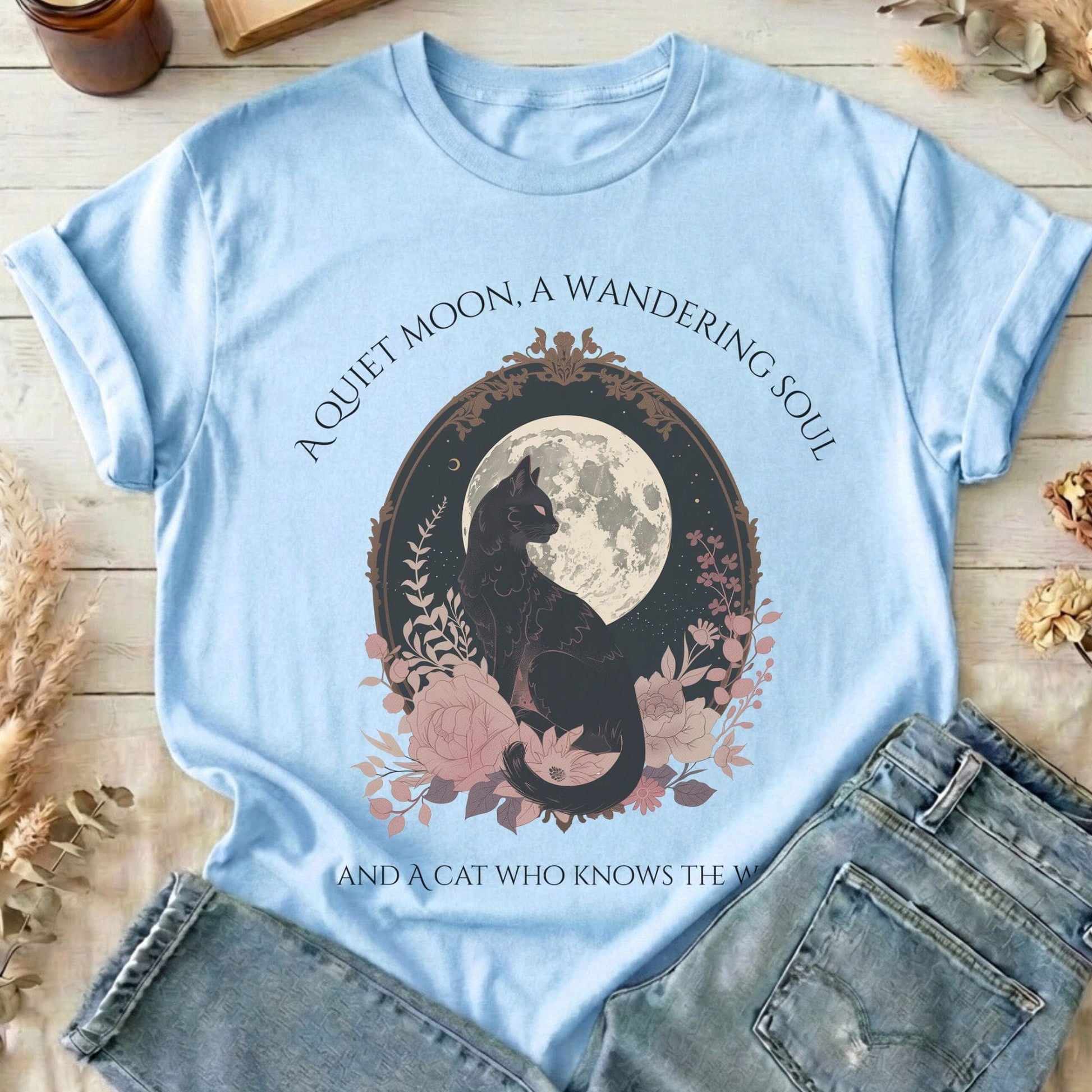 T-Shirt Light Blue / S Design 268 T-Shirt The Mystic Eden
