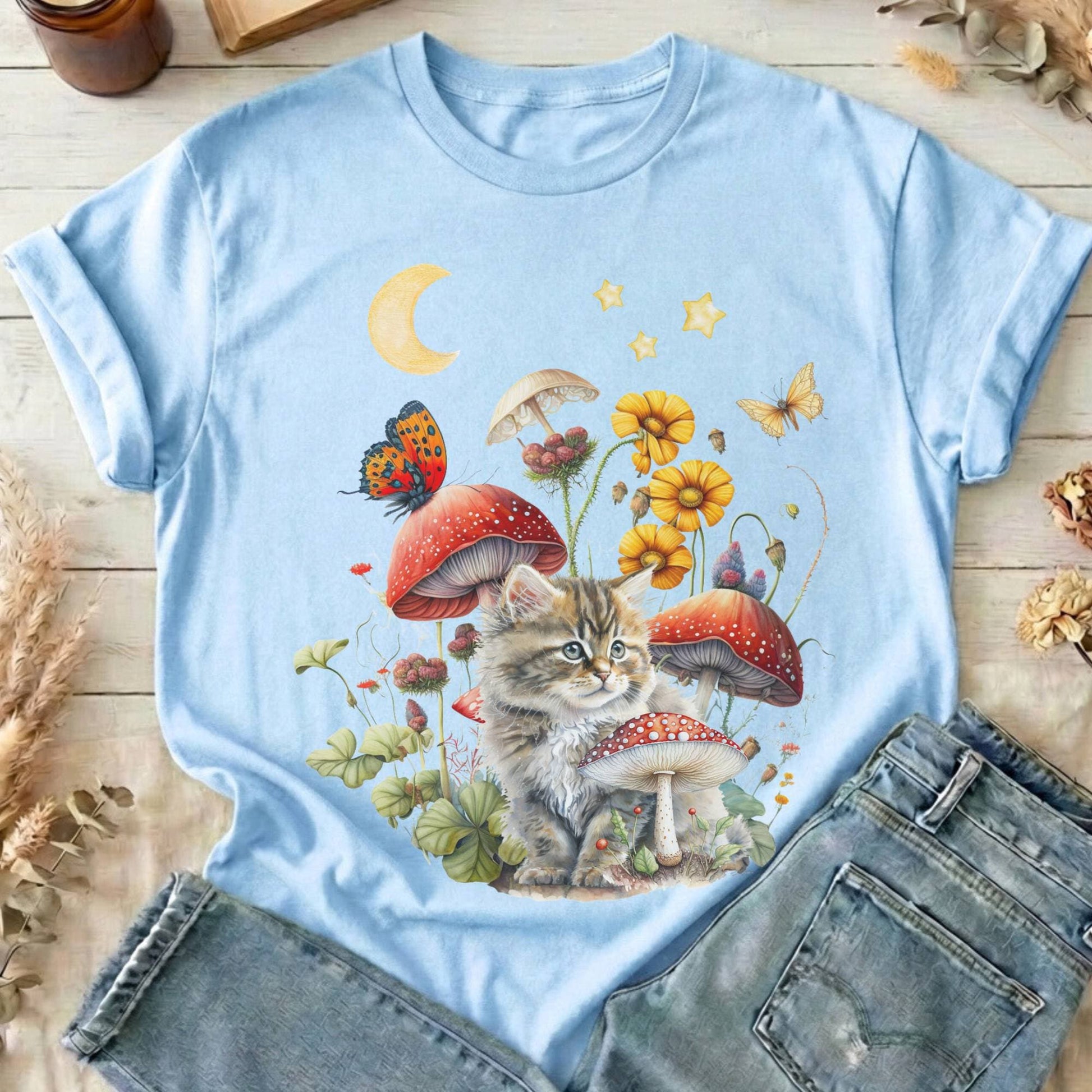 T-Shirt Light Blue / S Design 33 T-Shirt The Mystic Eden