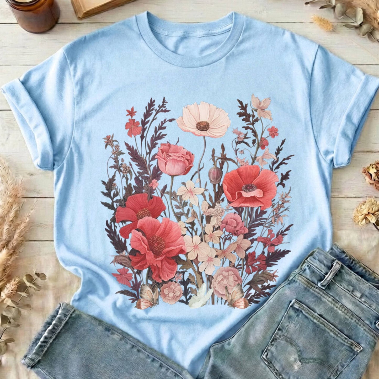 T-Shirt Light Blue / S Design 44 T-Shirt The Mystic Eden