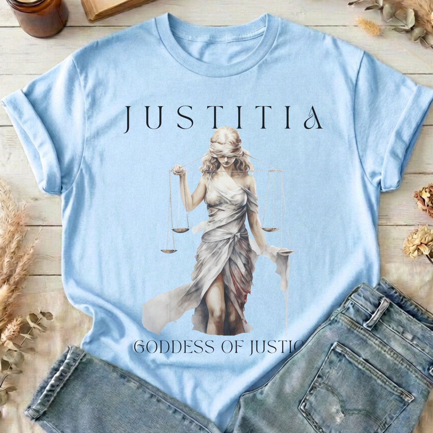 T-Shirt Light Blue / S Design 47 T-Shirt The Mystic Eden