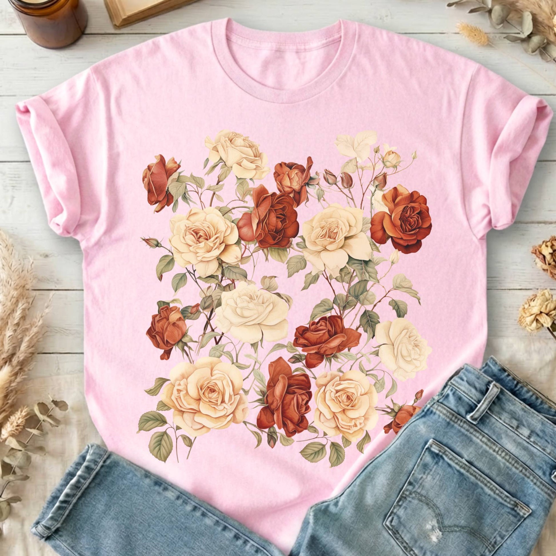 T-Shirt Light Pink / 2XL Design 7 T-Shirt The Mystic Eden