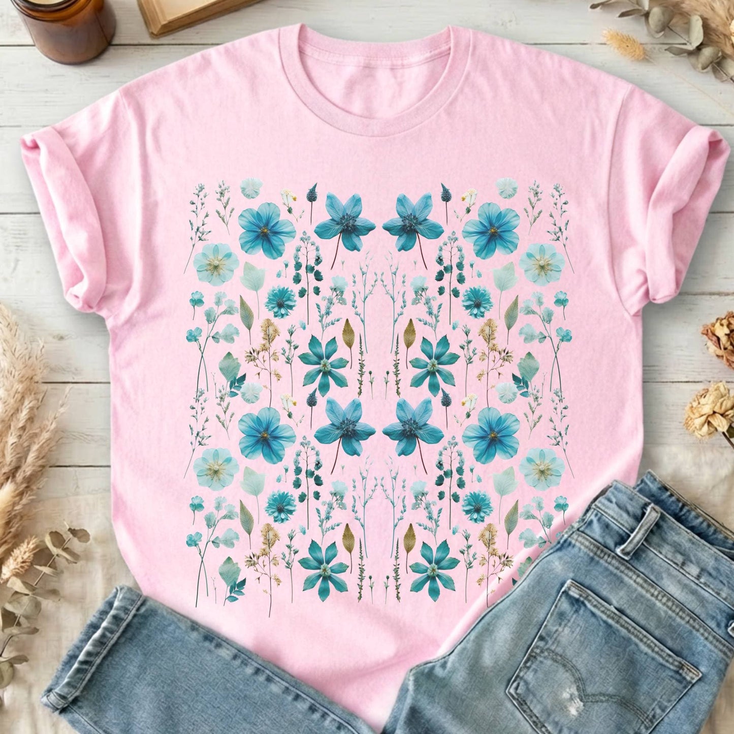 T-Shirt Light Pink / S Design 2 T-Shirt The Mystic Eden